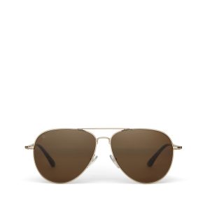 Hudson Gold Polarized Handcrafted Sunglasses