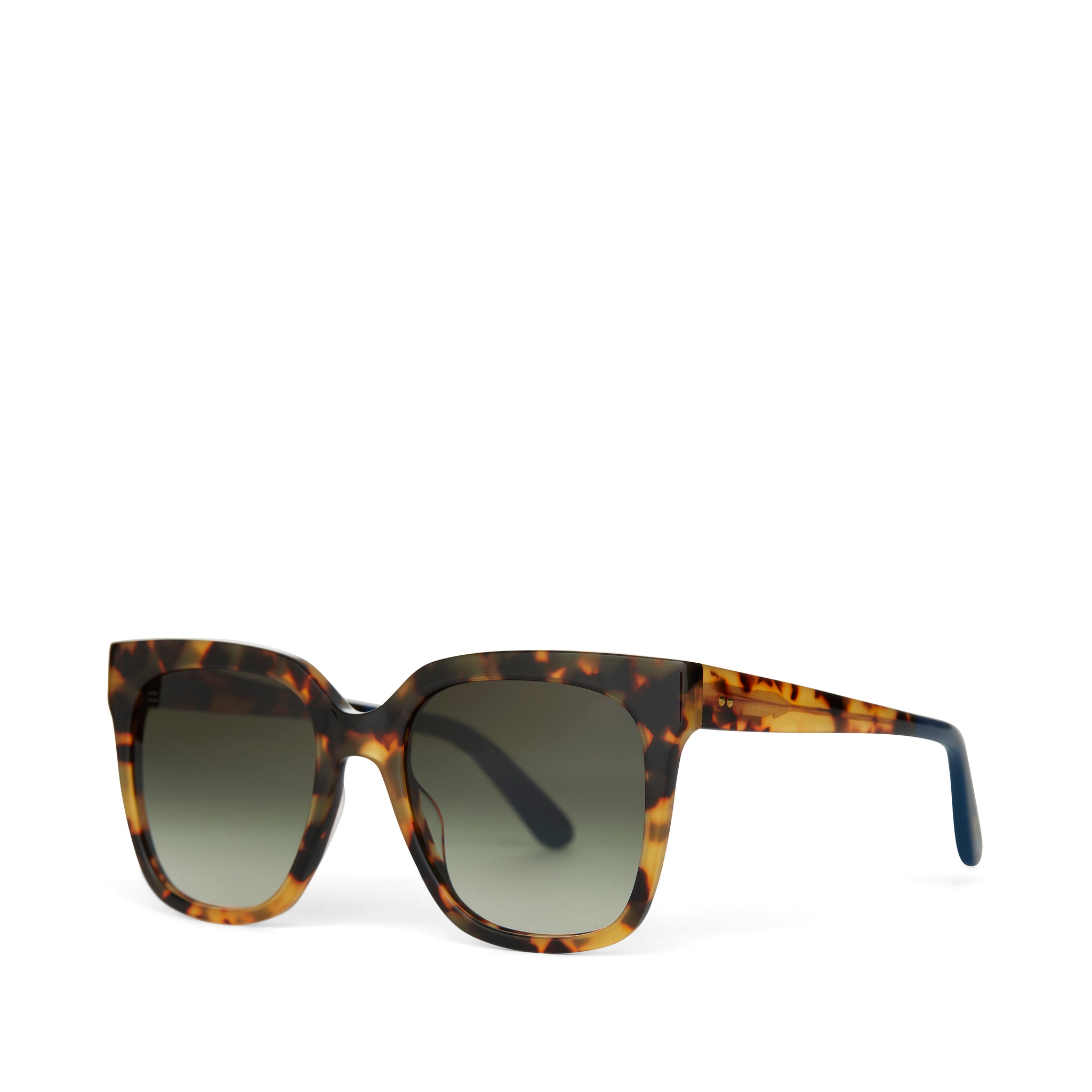 Natasha Blonde Tortoise Handcrafted Sunglasses - Image 3
