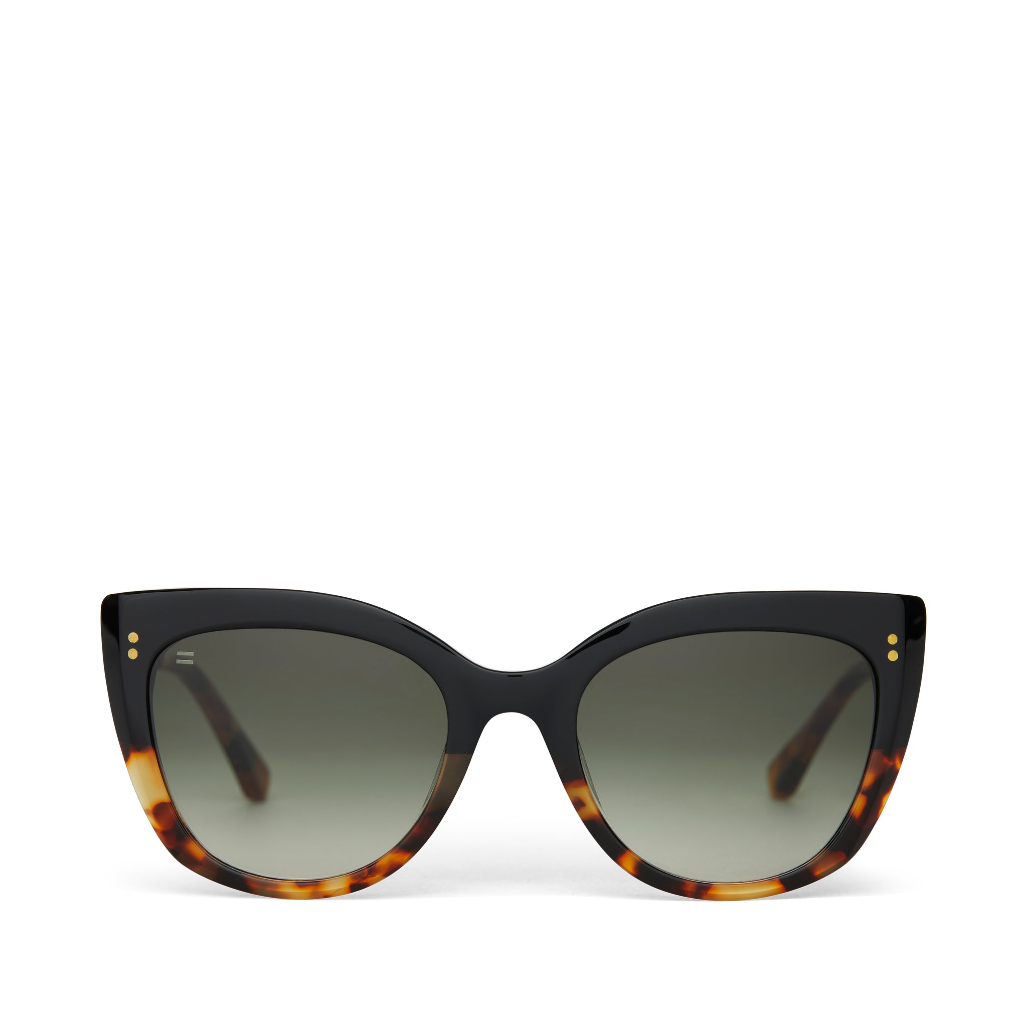Sophia Black Tortoise Fade Handcrafted Sunglasses