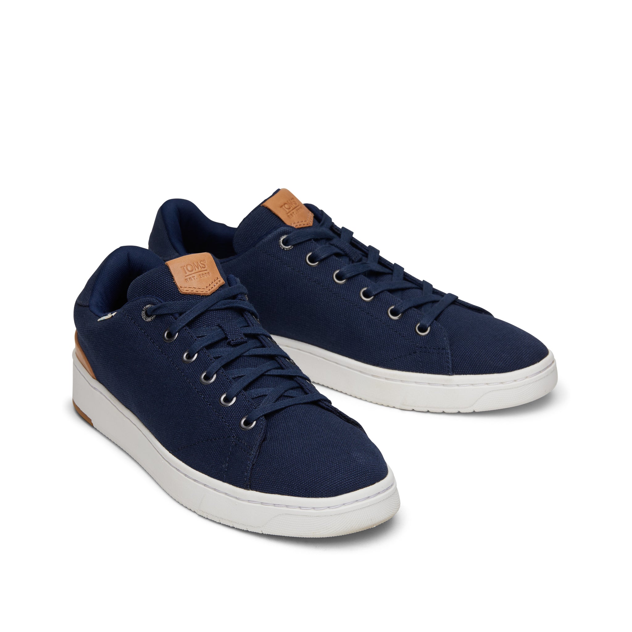 TRVL LITE Navy Canvas Lace-Up Sneaker - Image 2