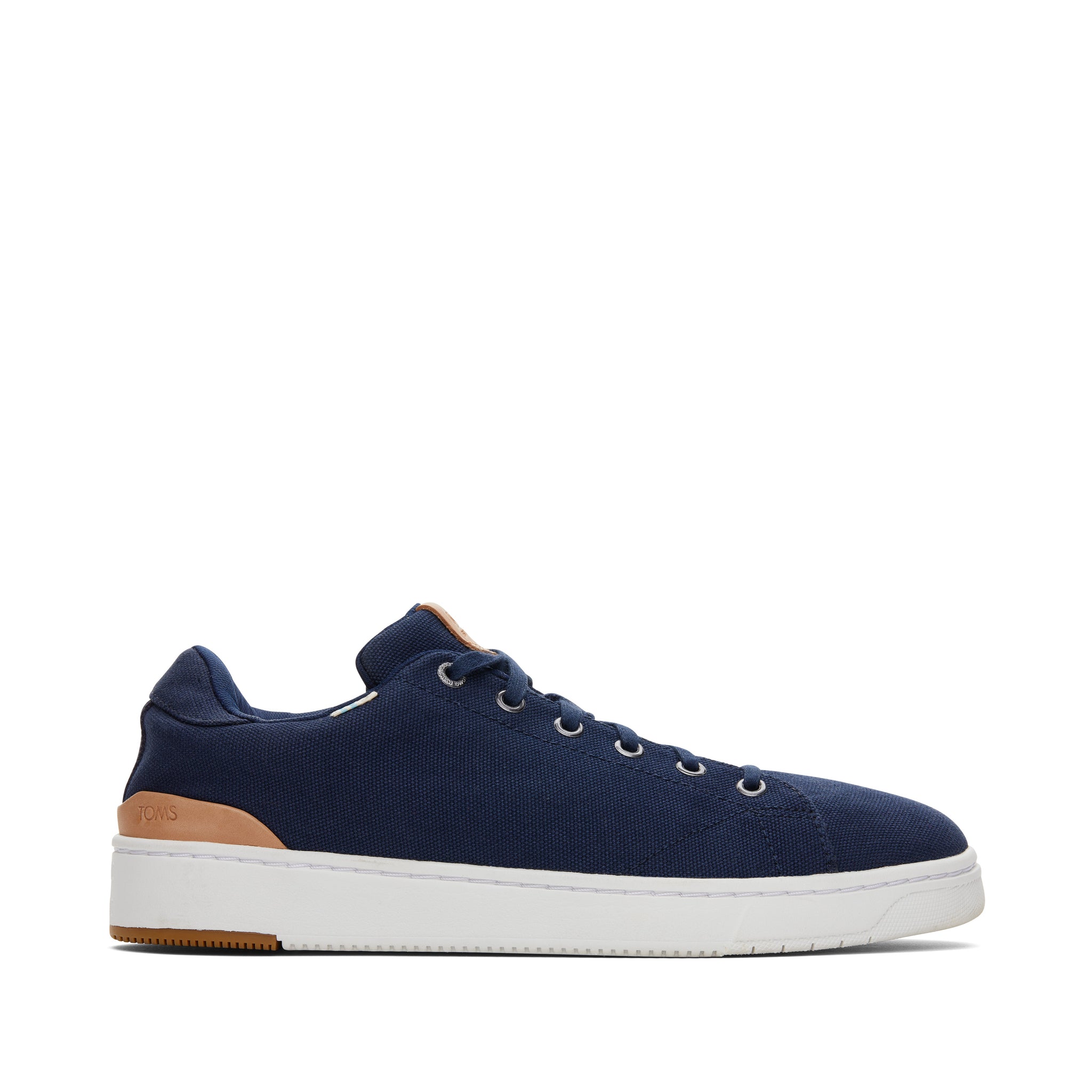 TRVL LITE Navy Canvas Lace-Up Sneaker