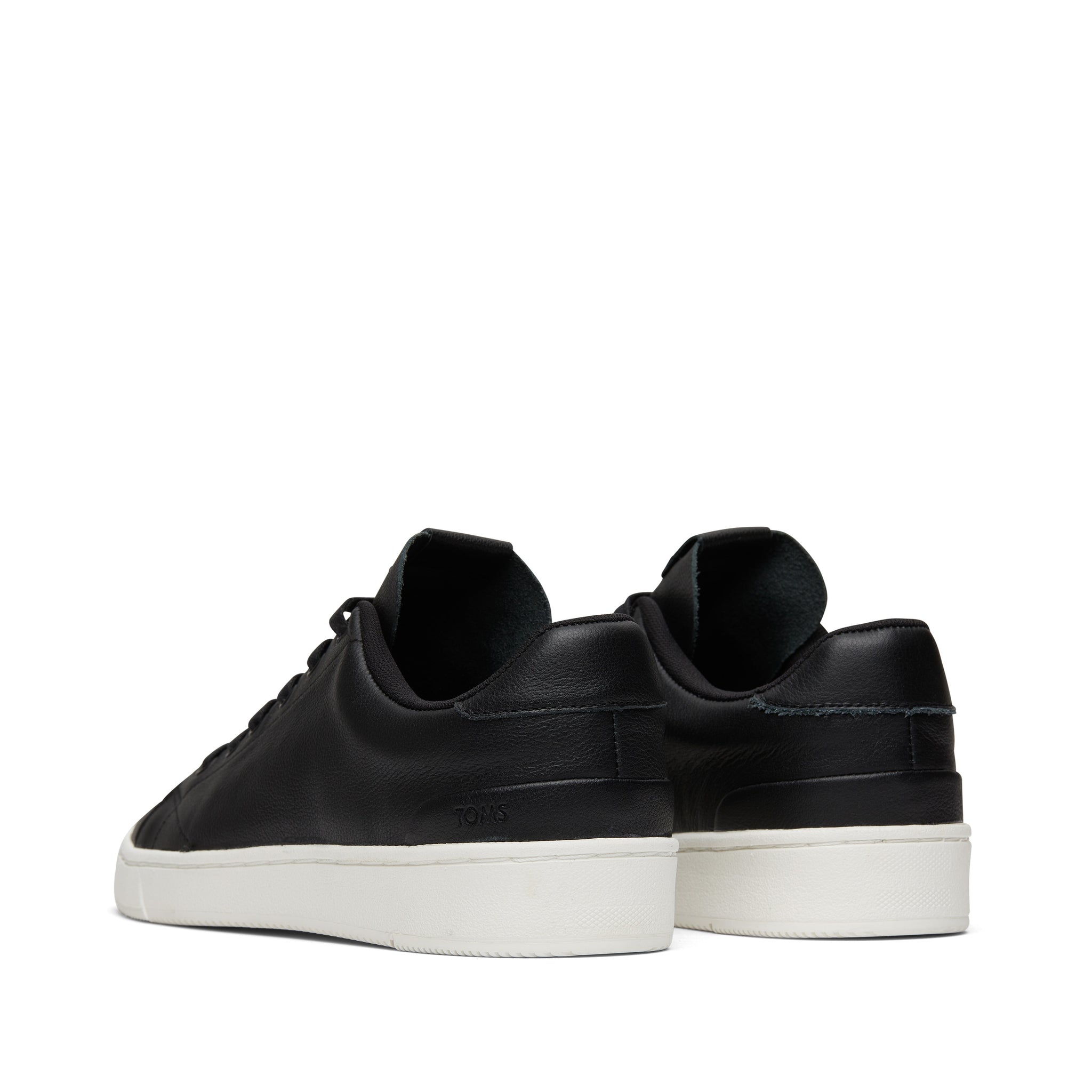 TRVL LITE Black Leather Lace-Up Sneaker - Image 3