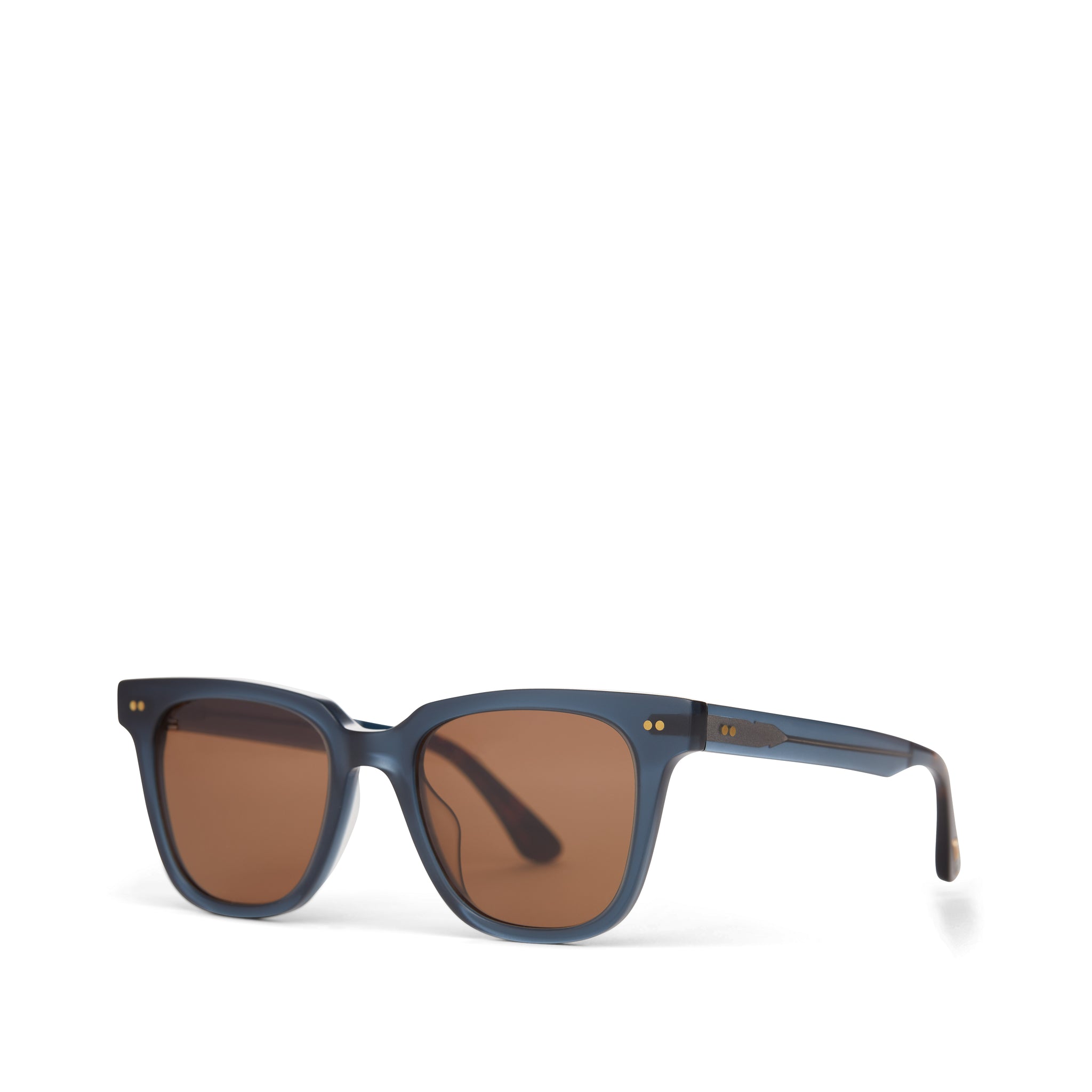 Memphis 301 Black Teal Handcrafted Sunglasses - Image 3