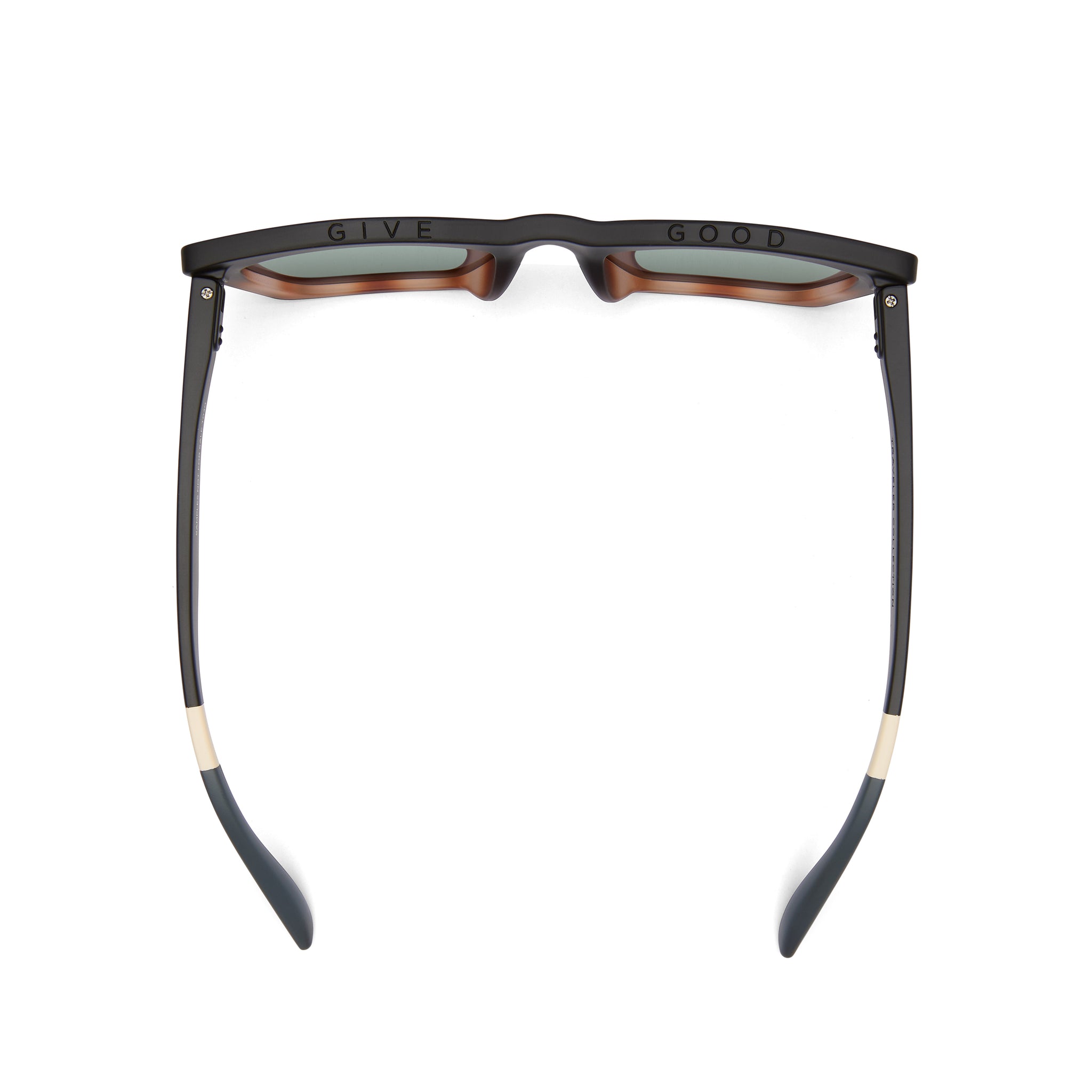 Sahara Black Honey Tortoise Fade Traveler Sunglasses - Image 4