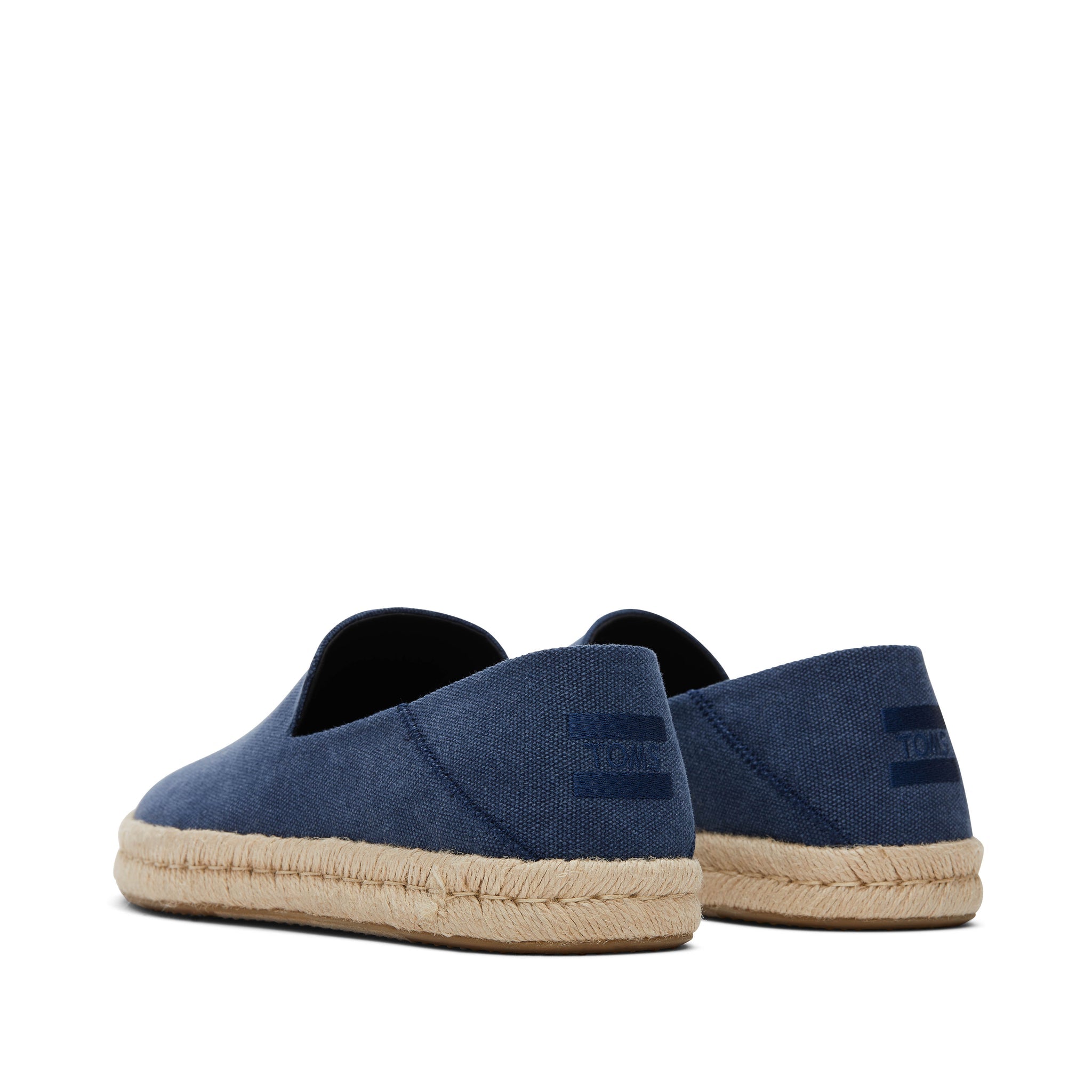Santiago Loafer Navy Recycled Cotton Canvas - Image 3