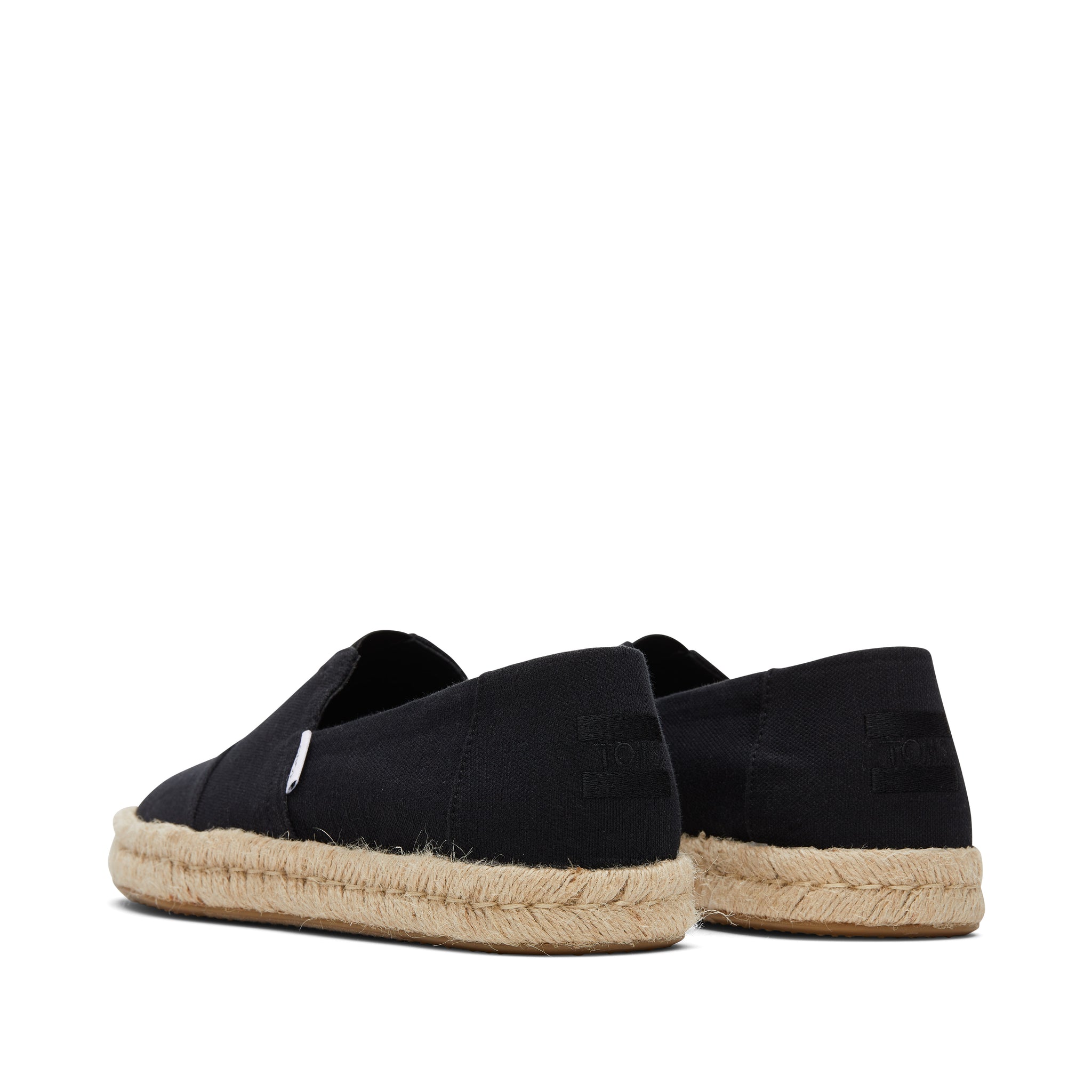 Alpargata Black Recycled Cotton Rope 2.0 Espadrille - Image 3