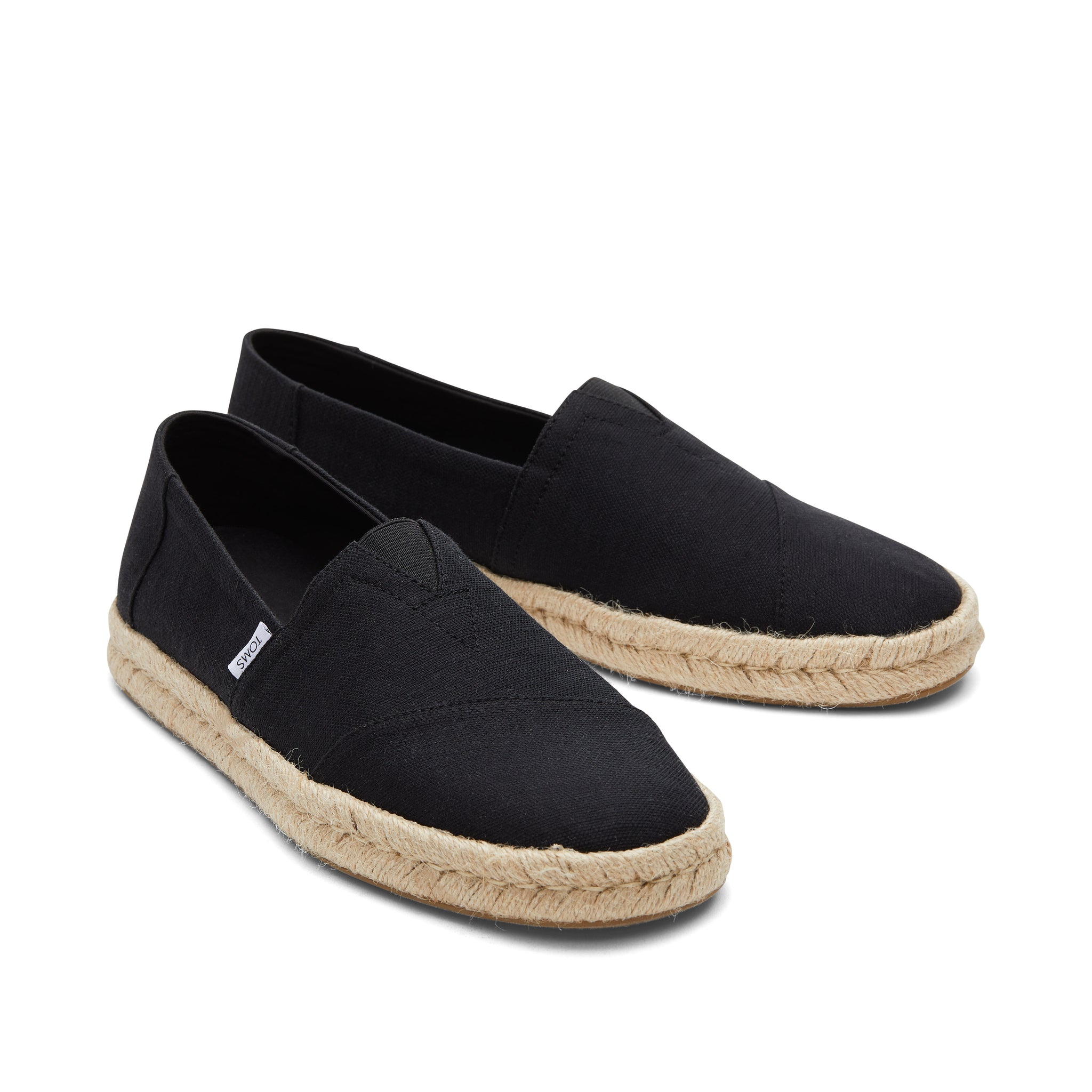 Alpargata Black Recycled Cotton Rope 2.0 Espadrille - Image 2