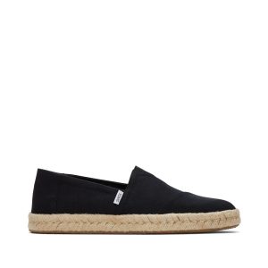 Alpargata Black Recycled Cotton Rope 2.0 Espadrille