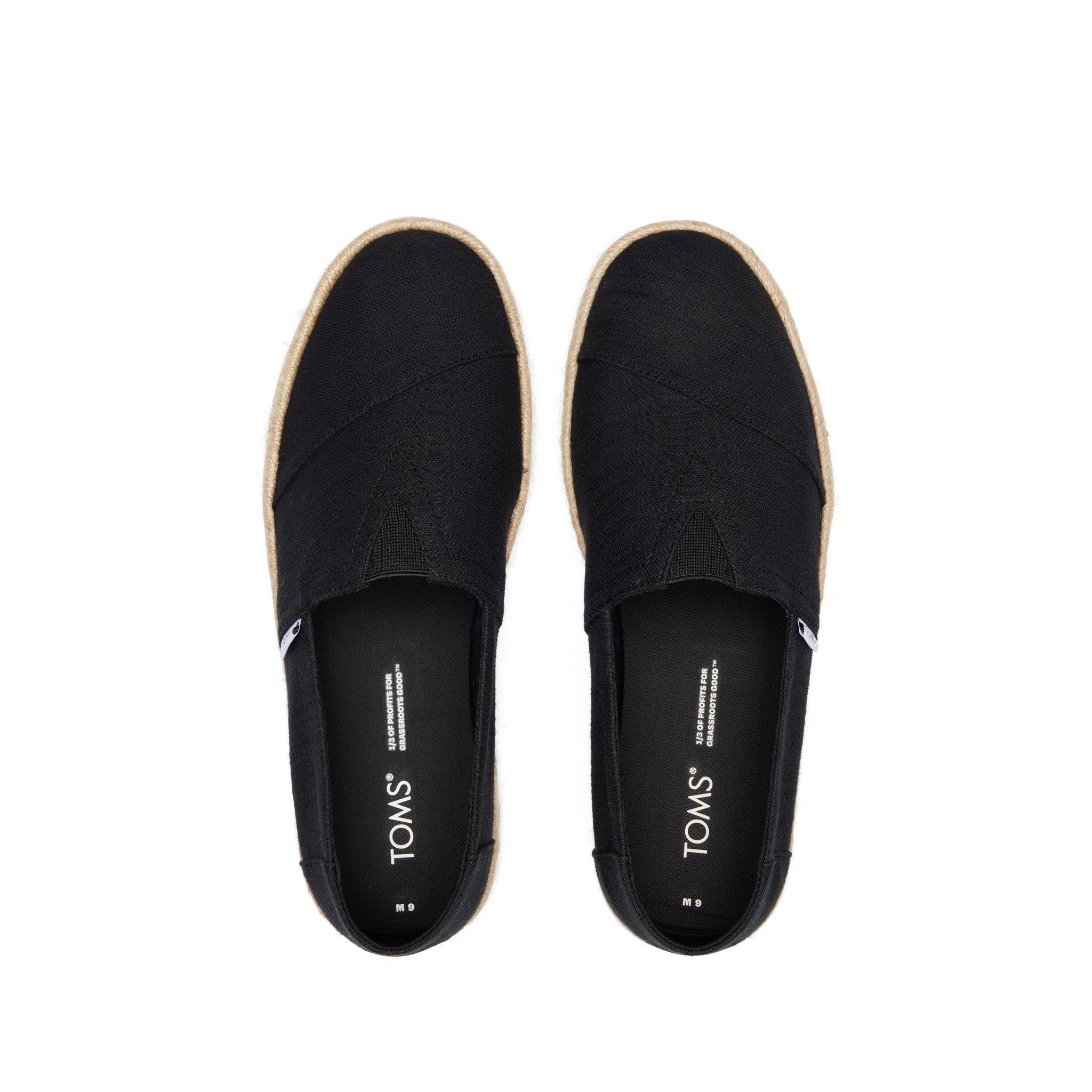 Alpargata Black Recycled Cotton Rope 2.0 Espadrille - Image 5
