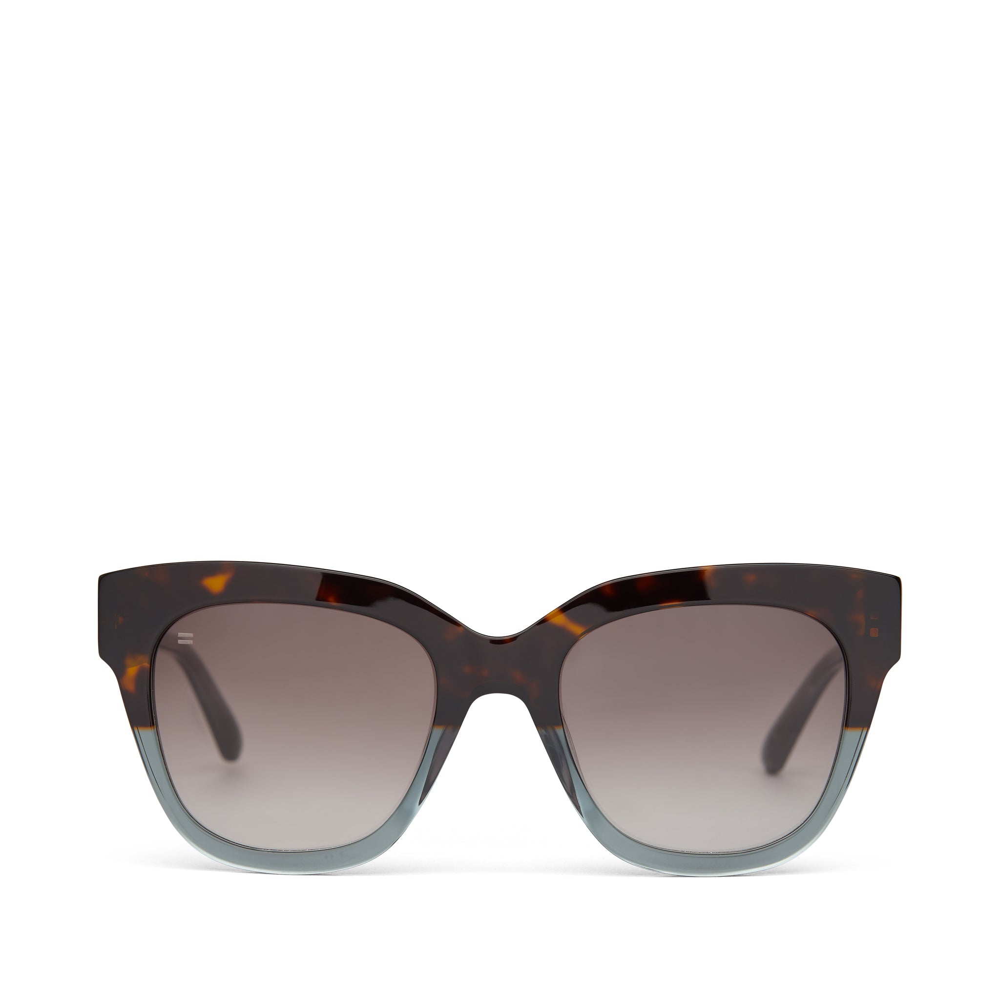 Sloane Tortoise Ocean Grey Fade Handcrafted Sunglasses