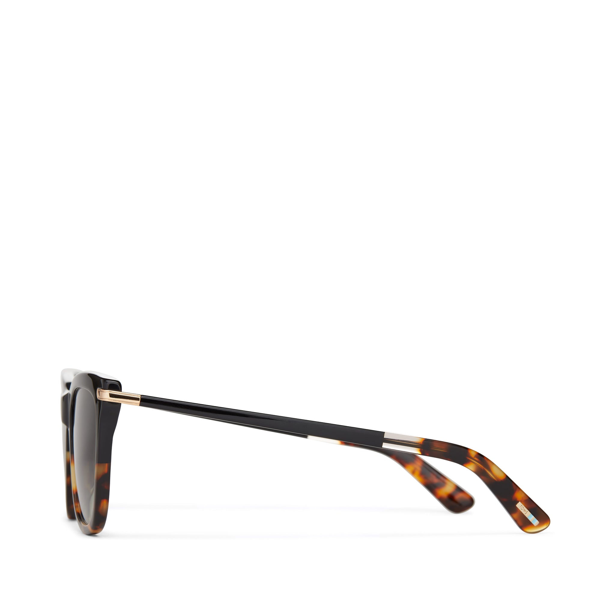 Victoria Black Tortoise Handcrafted Sunglasses - Image 4