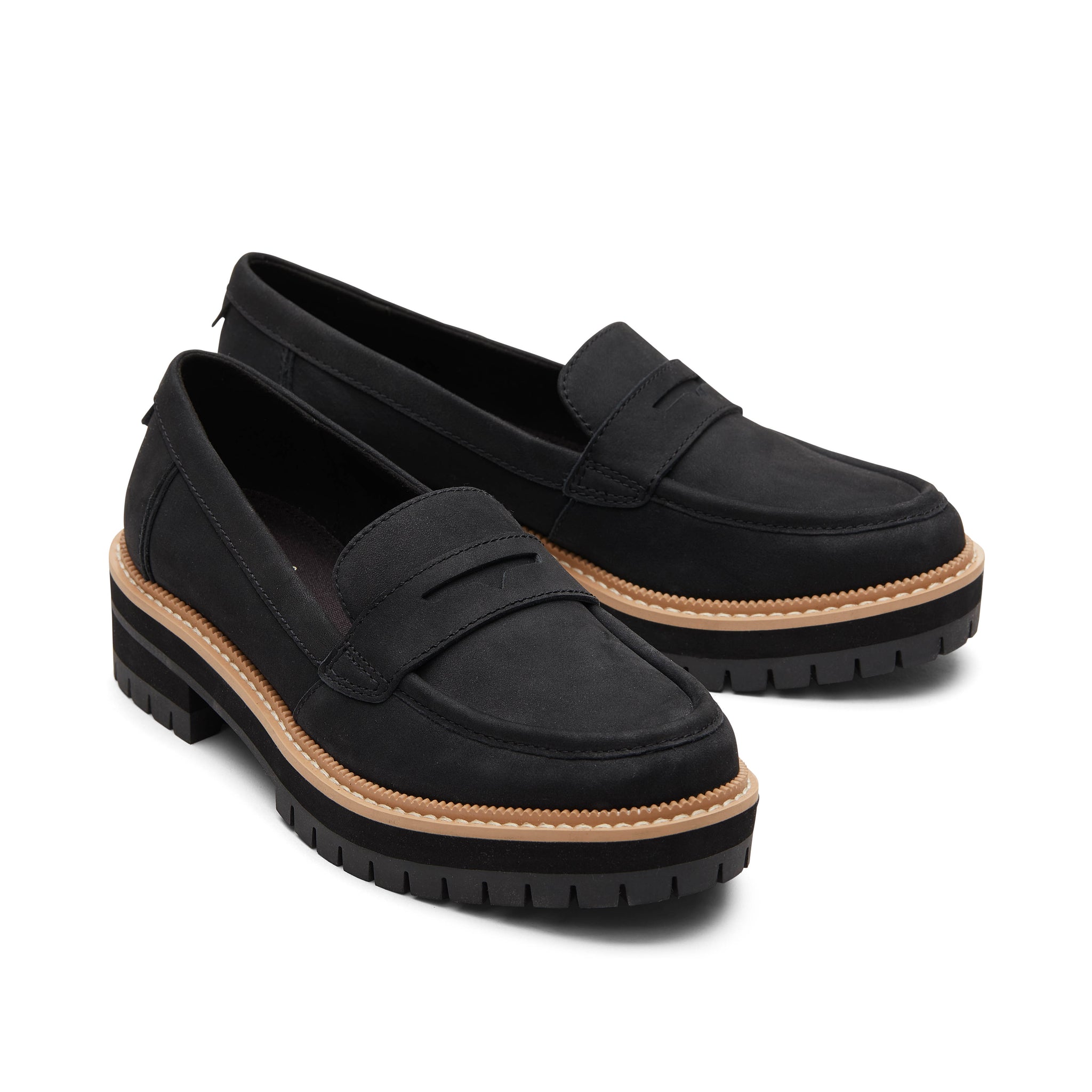 Cara Black Leather Loafer - Image 4