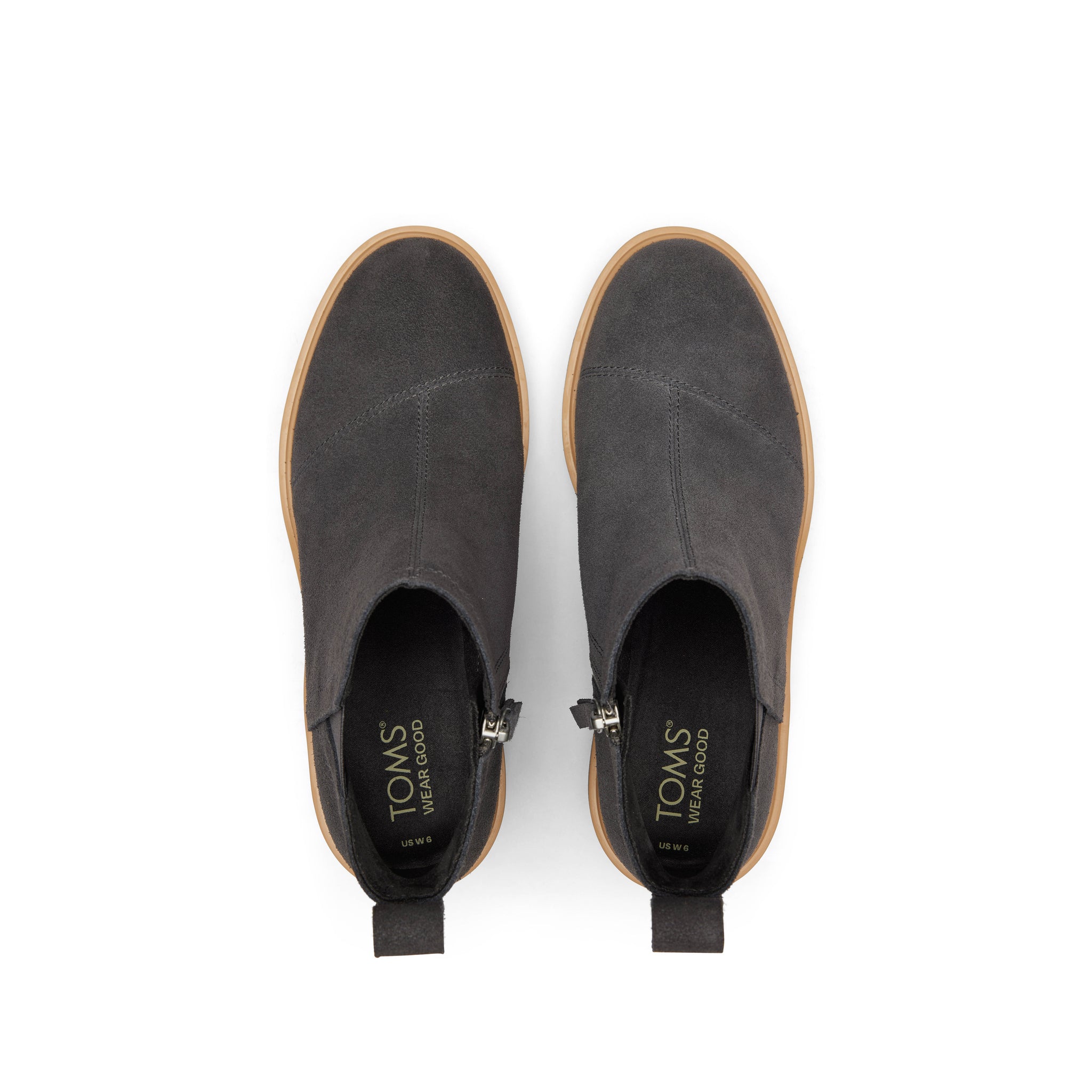 Maude Forged Iron Suede Wedge Boot - Image 6