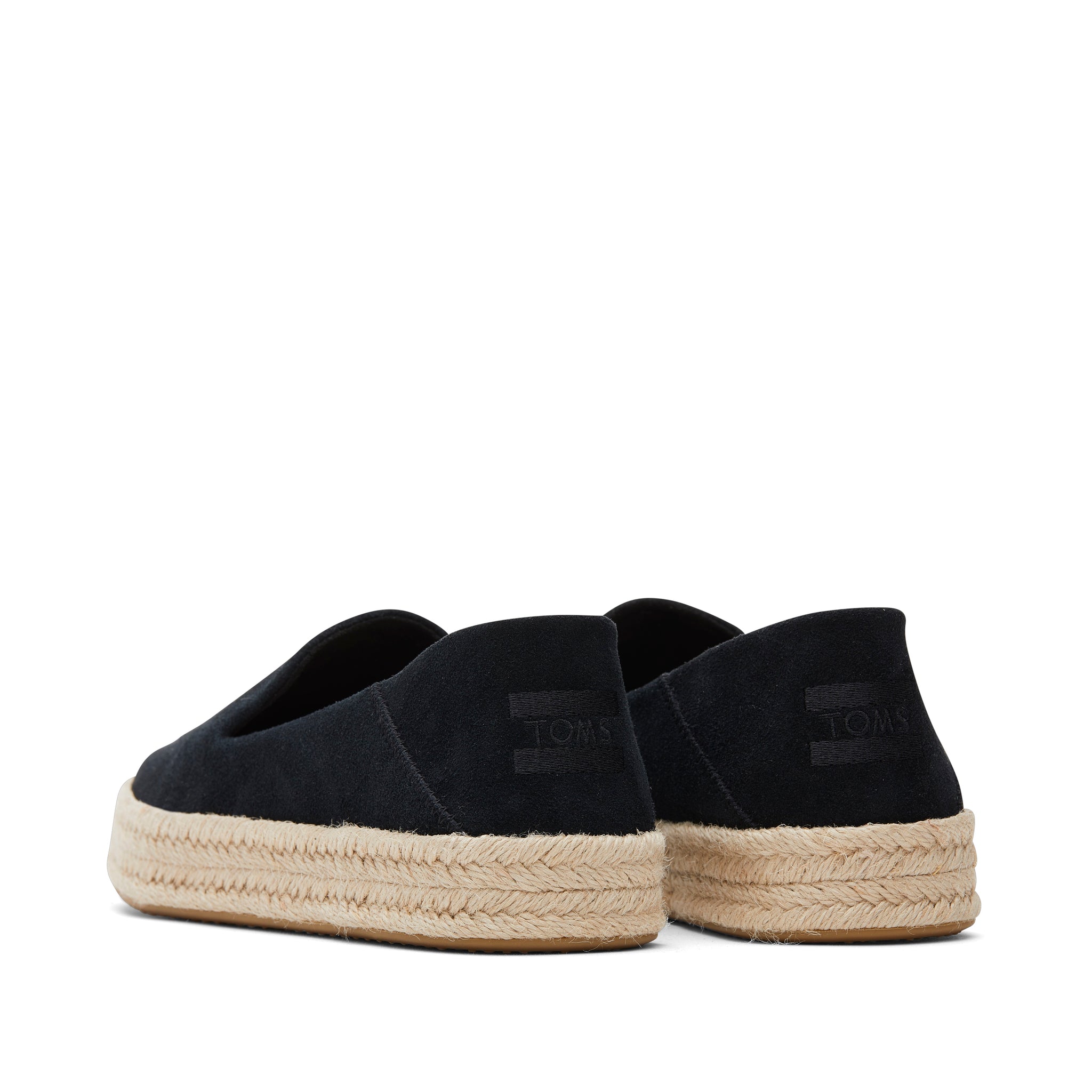 Carolina Black Suede Espadrille - Image 4