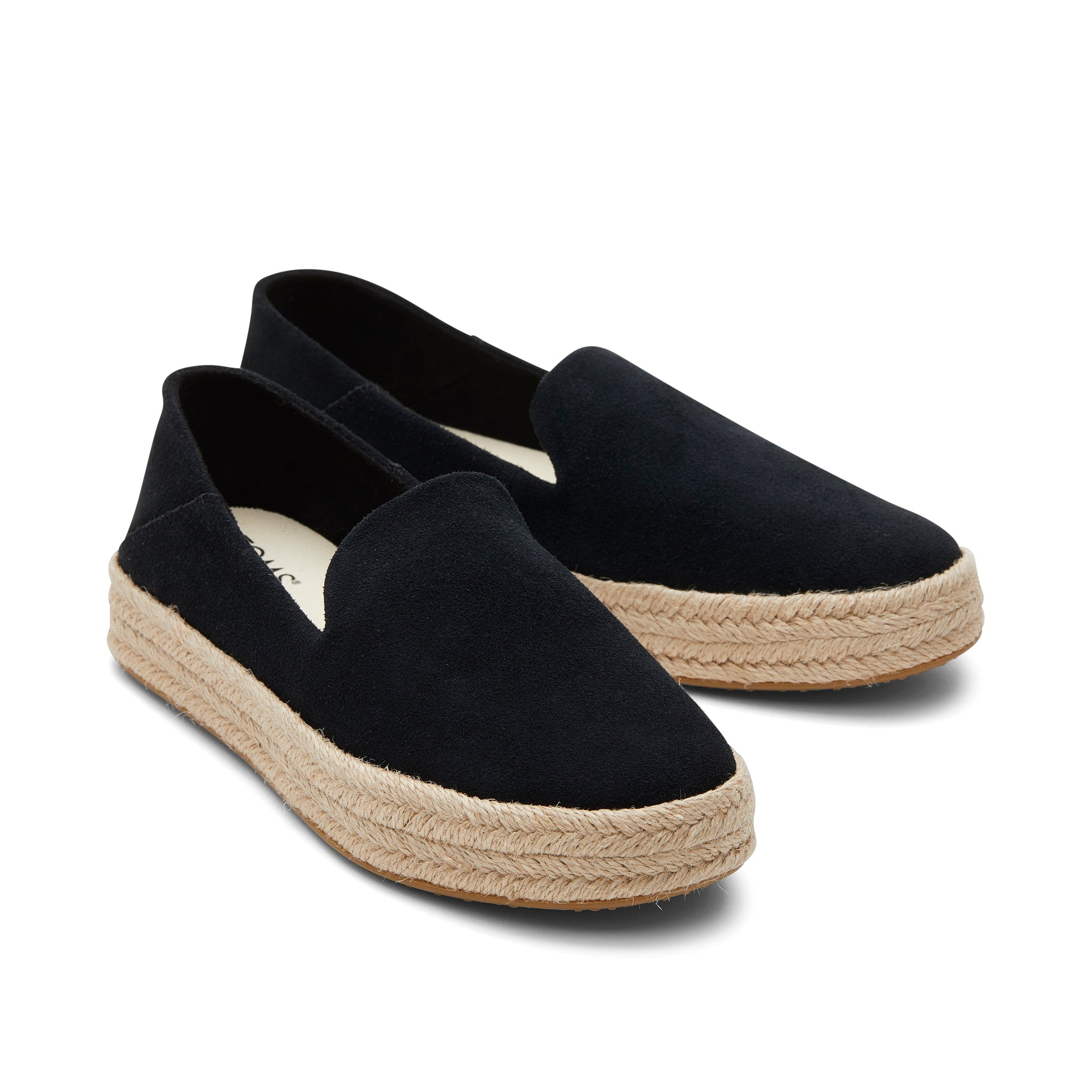 Carolina Black Suede Espadrille - Image 3