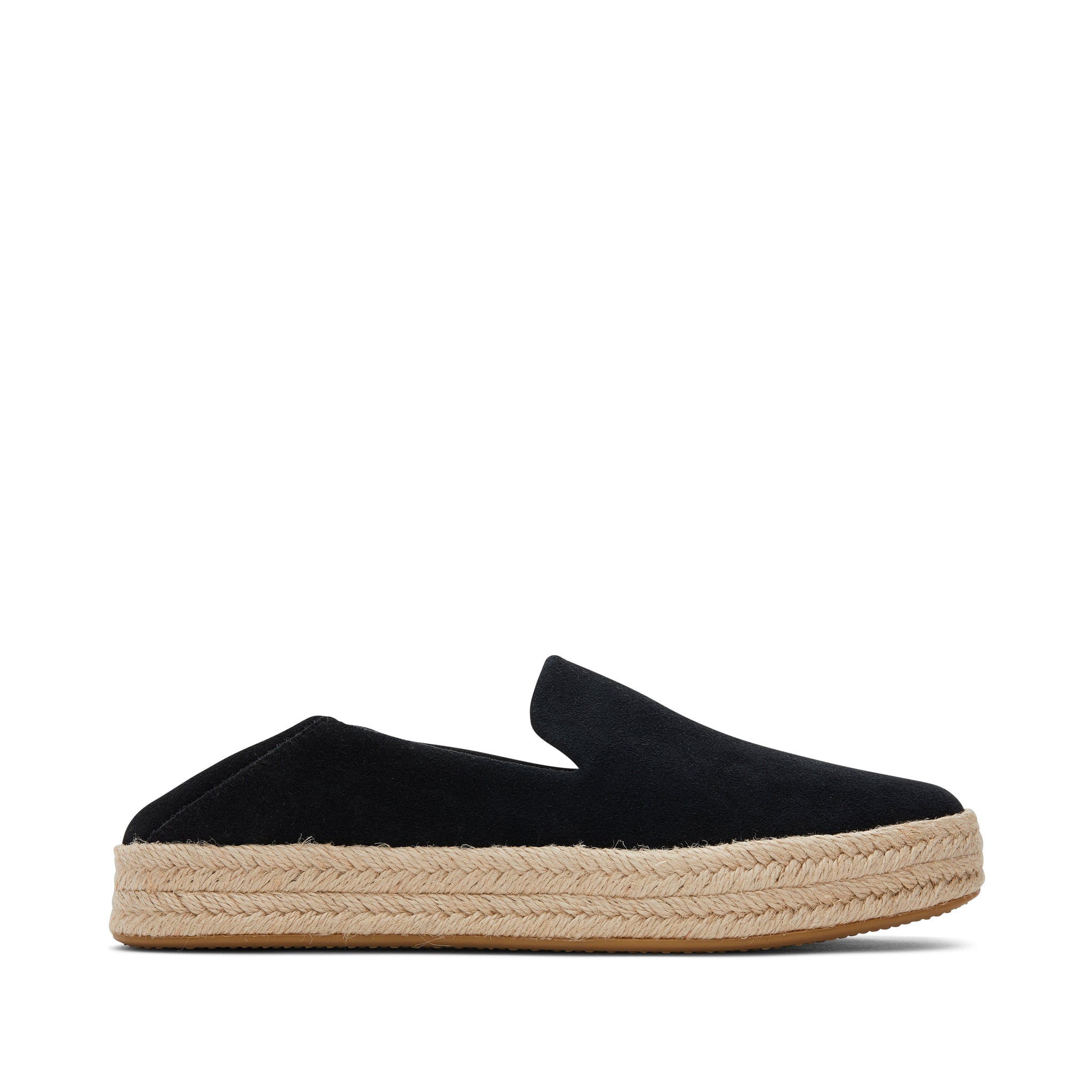 Carolina Black Suede Espadrille - Image 2