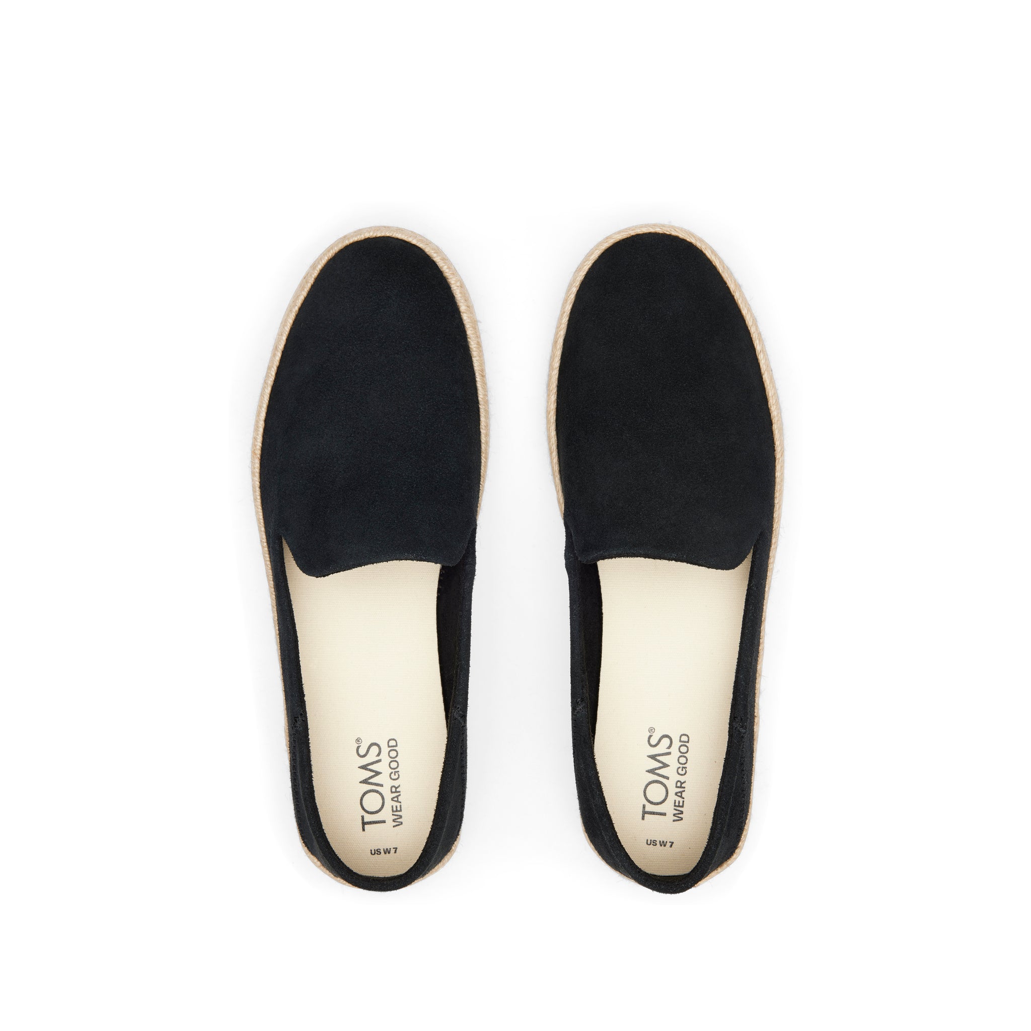 Carolina Black Suede Espadrille - Image 6