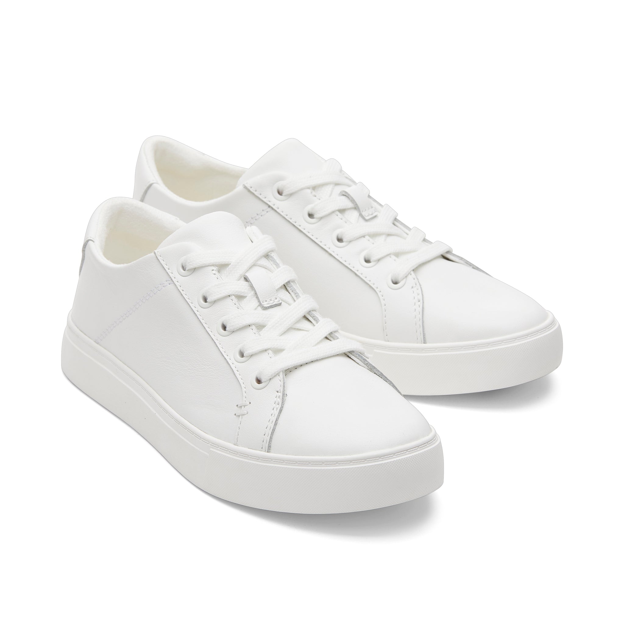 Kameron White Leather Sneaker - Image 3
