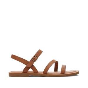 Kira Tan Leather Strappy Sandal