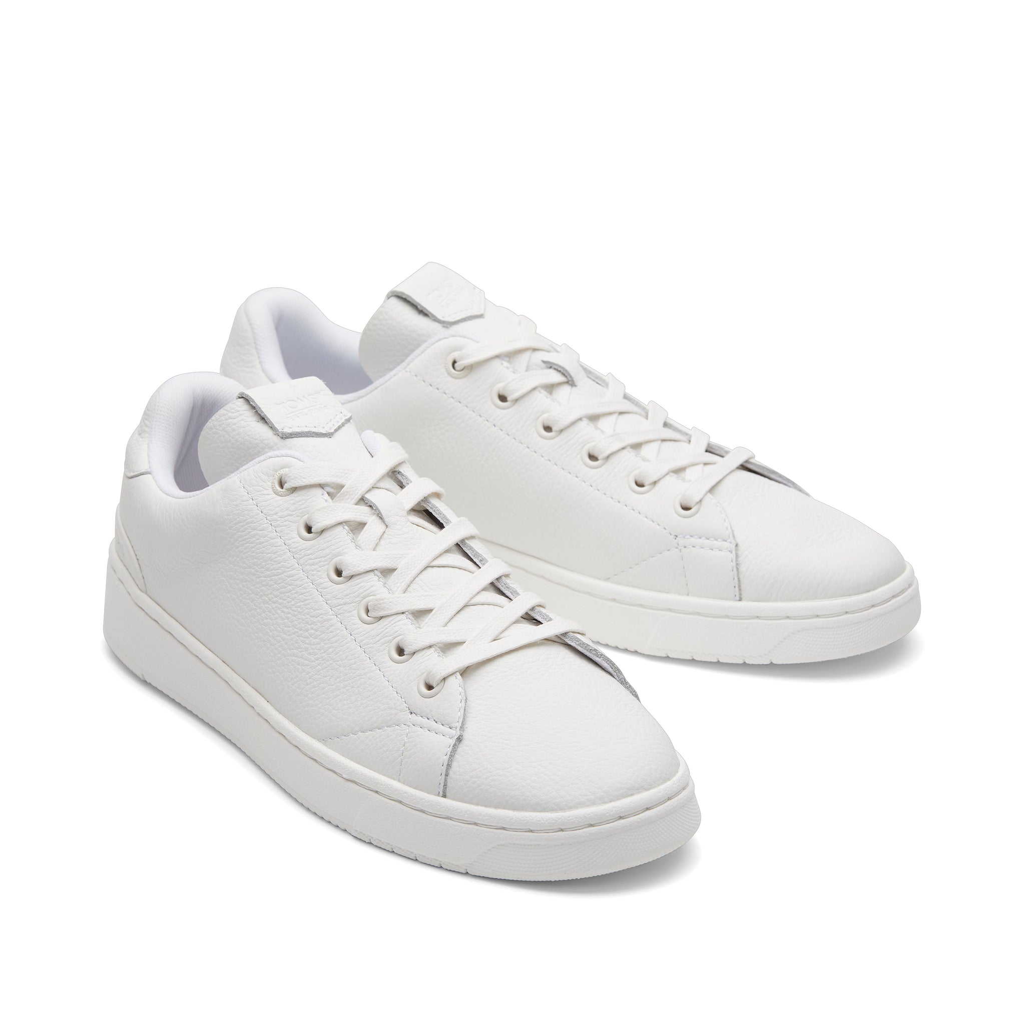 TRVL LITE White Leather Lace-Up Sneaker - Image 3