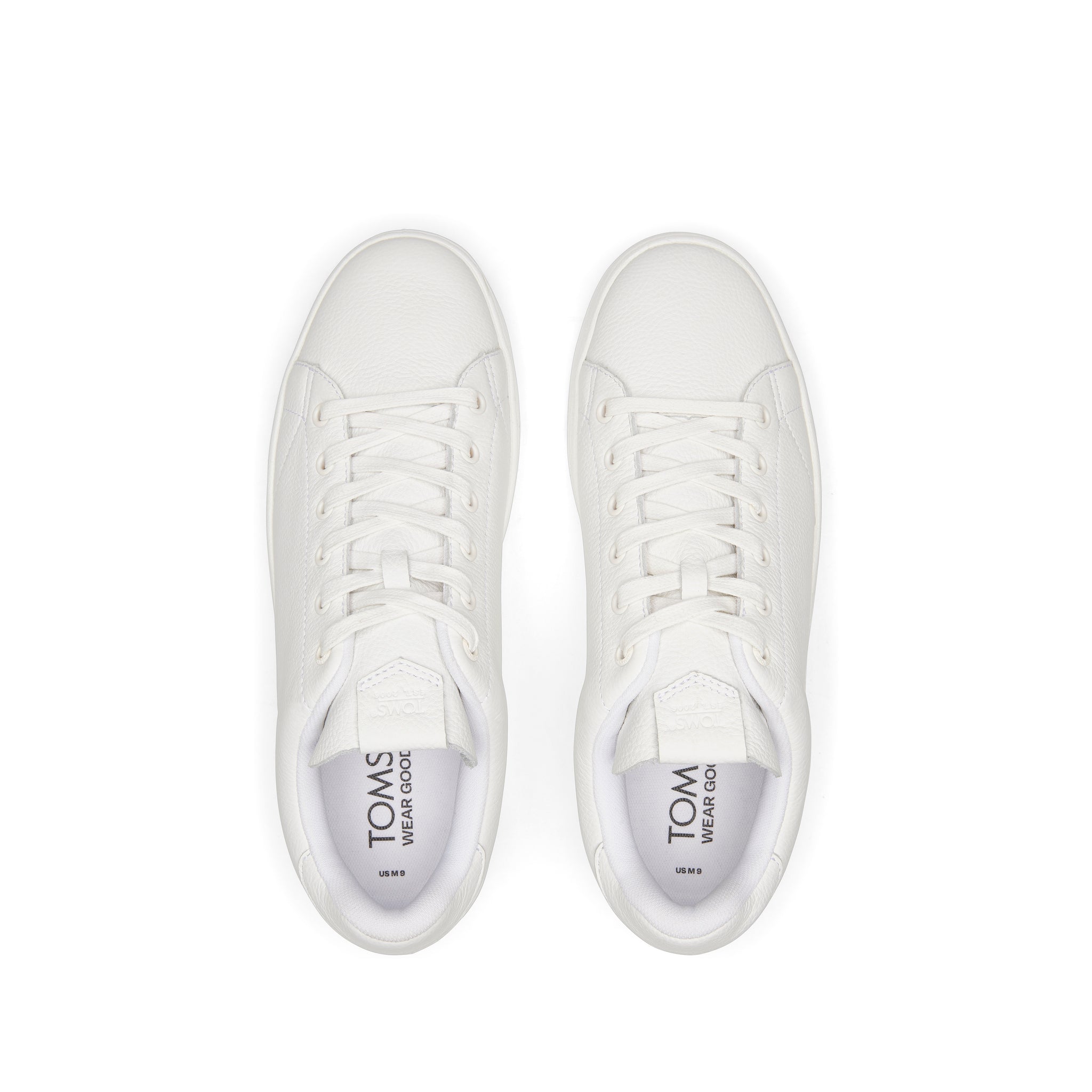 TRVL LITE White Leather Lace-Up Sneaker - Image 6