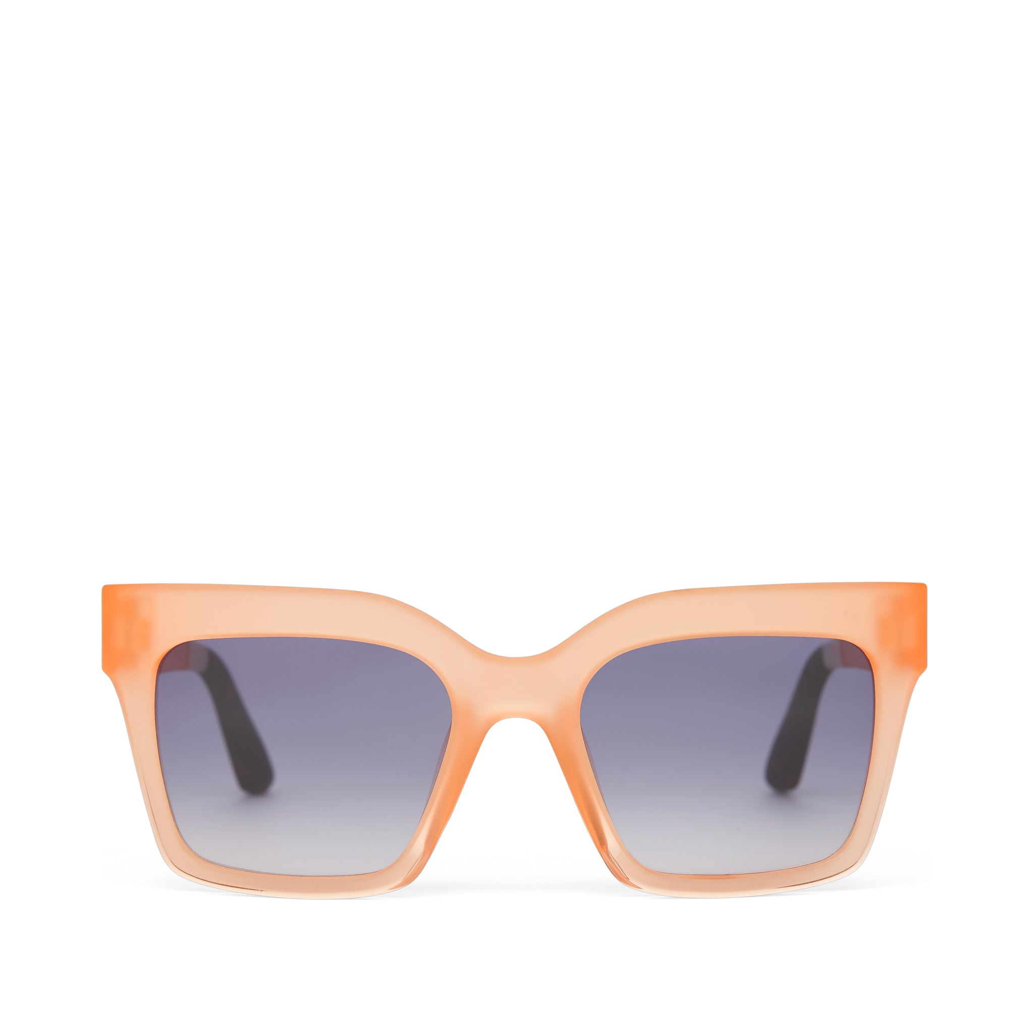 Adelaide Peach Crystal Fade Traveler Sunglasses