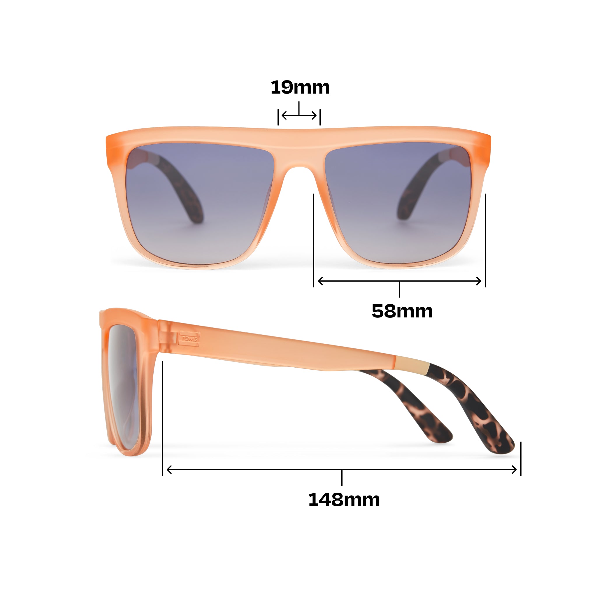 Jett Peach Traveler Sunglasses - Image 5