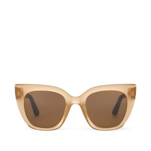 Sydney Oatmilk Crystal Fade Traveler Sunglasses