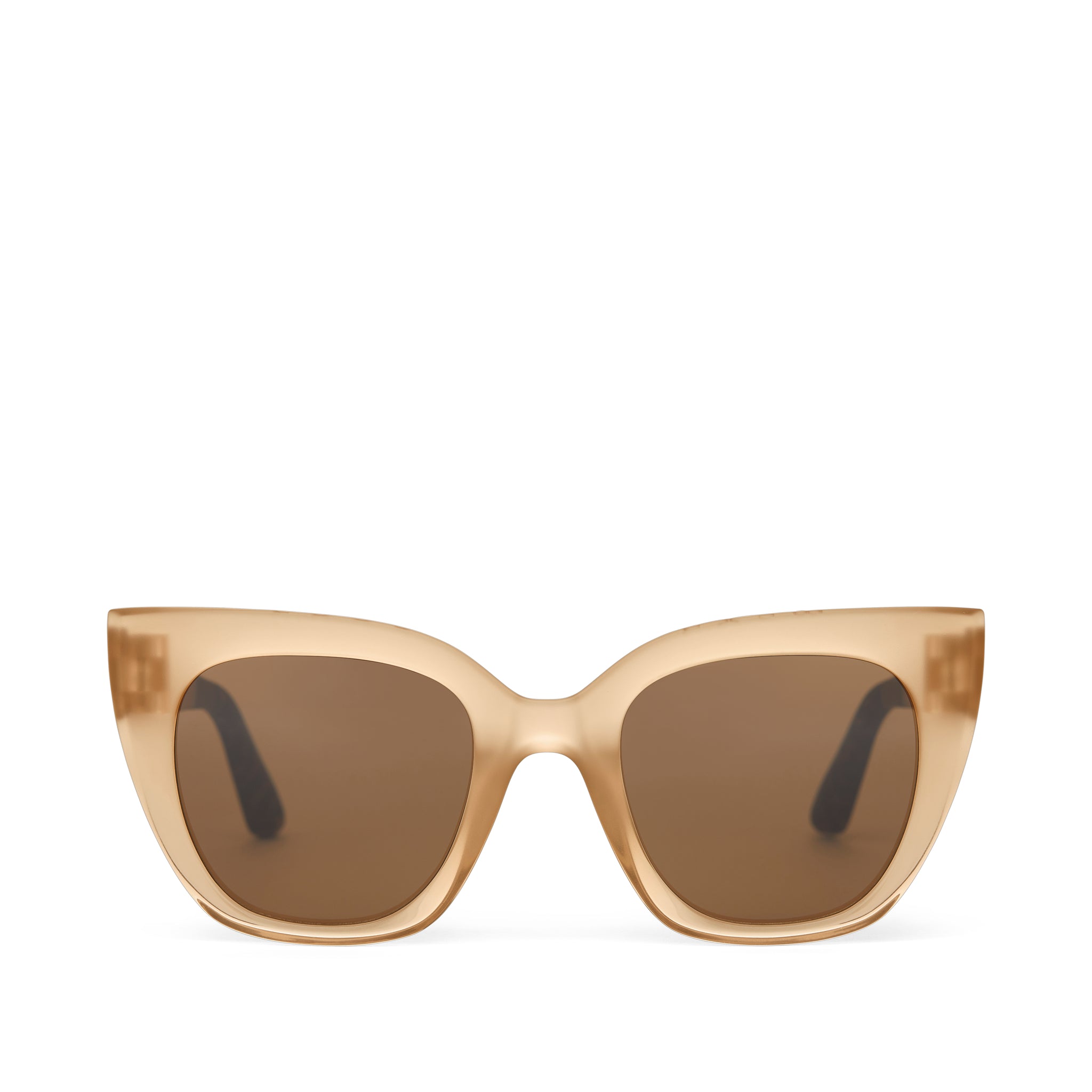 Sydney Oatmilk Crystal Fade Traveler Sunglasses