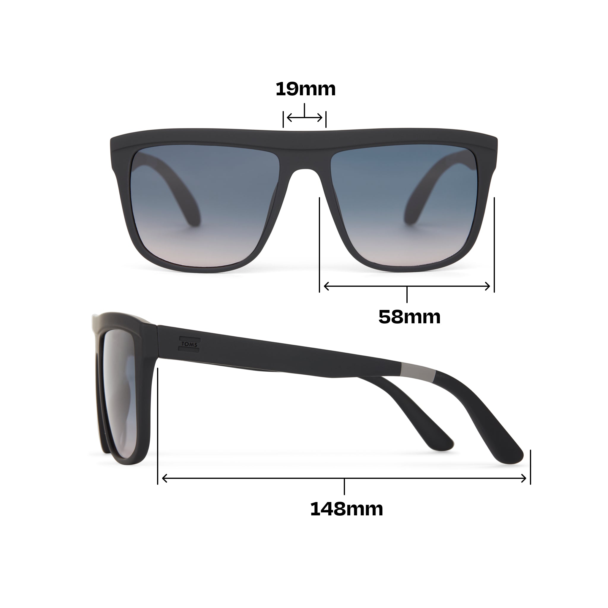 Jett Matte Black Traveler Sunglasses - Image 5
