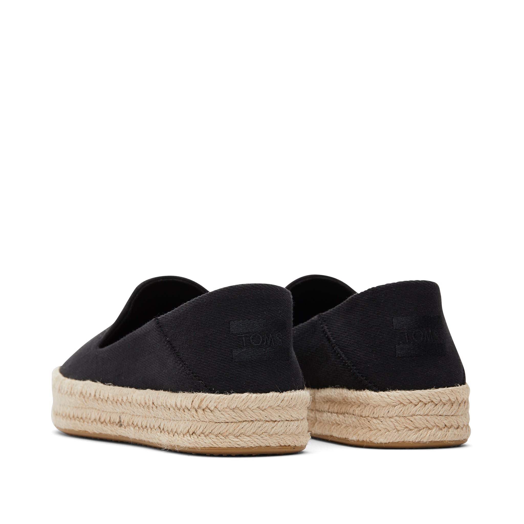 Carolina Black Twill Espadrille - Image 5
