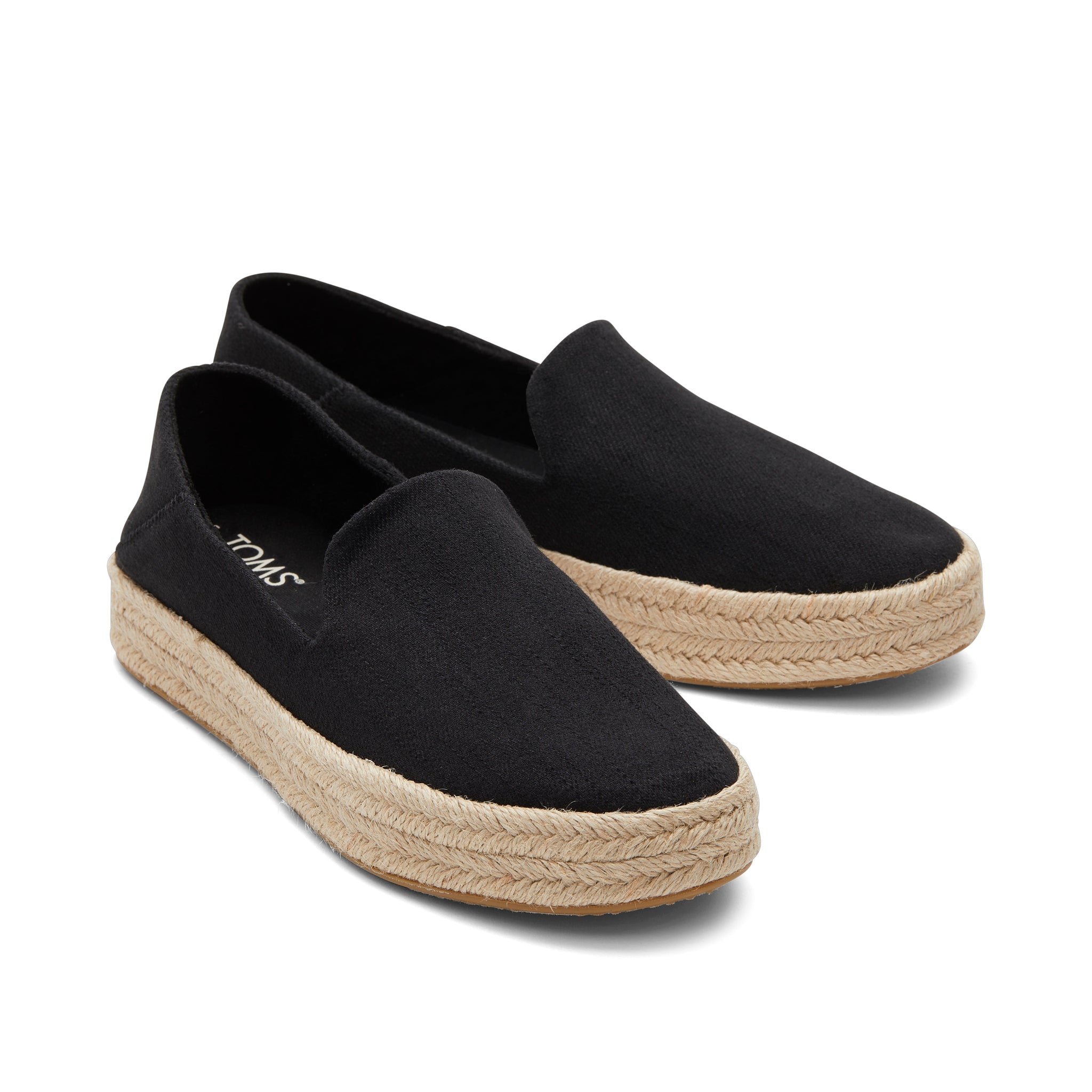 Carolina Black Twill Espadrille - Image 4