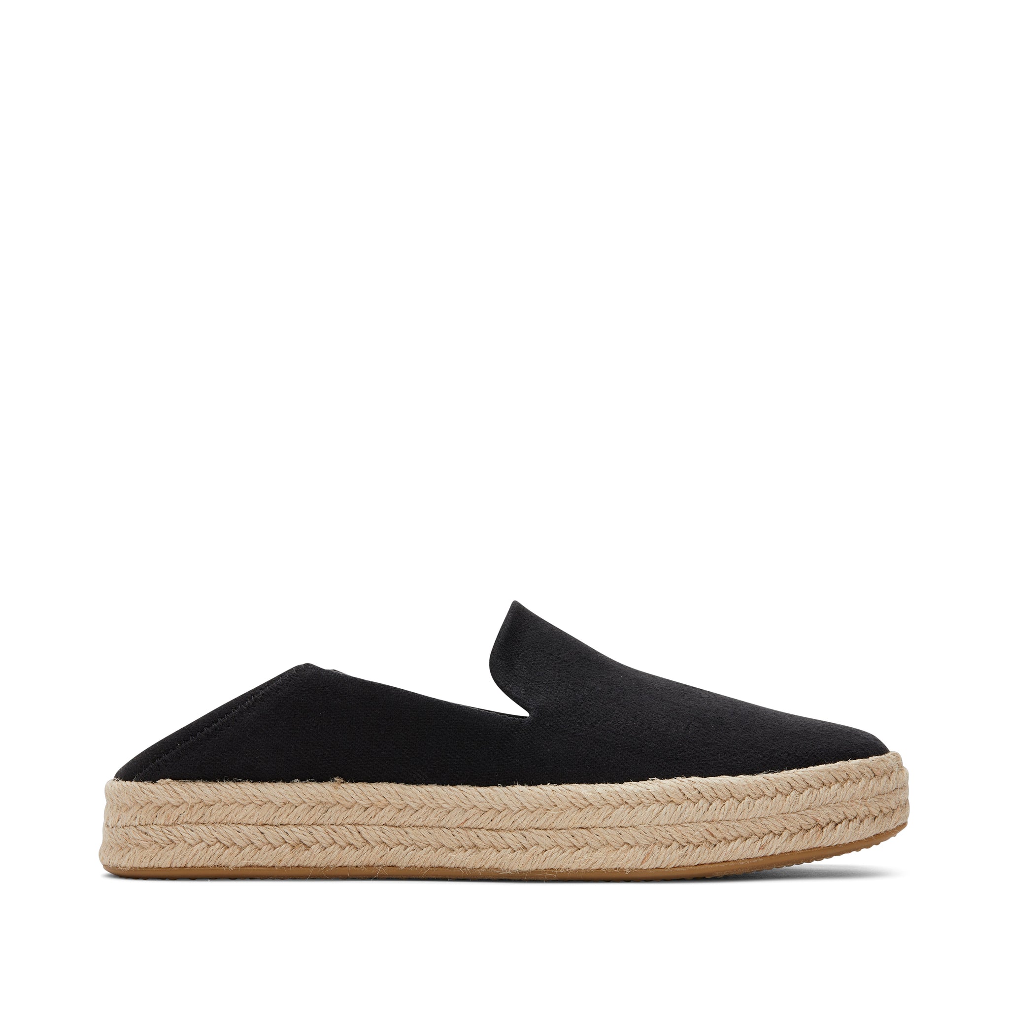 Carolina Black Twill Espadrille - Image 3