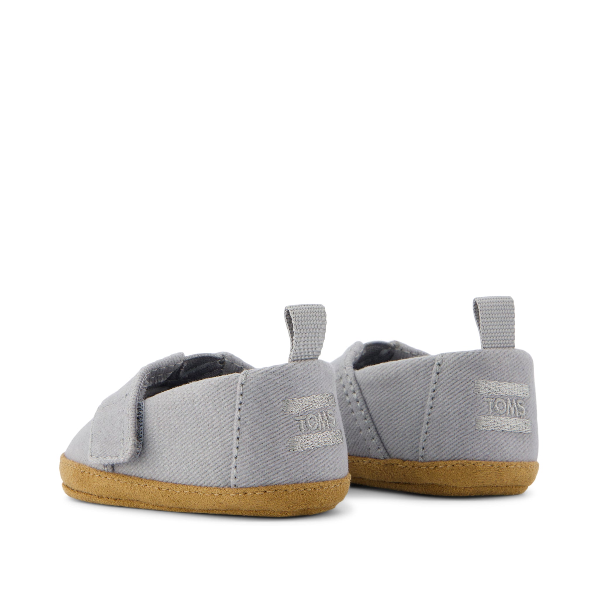 Layette Alpargata Ultimate Grey Vintage Twill Toddler Crib Shoe - Image 4