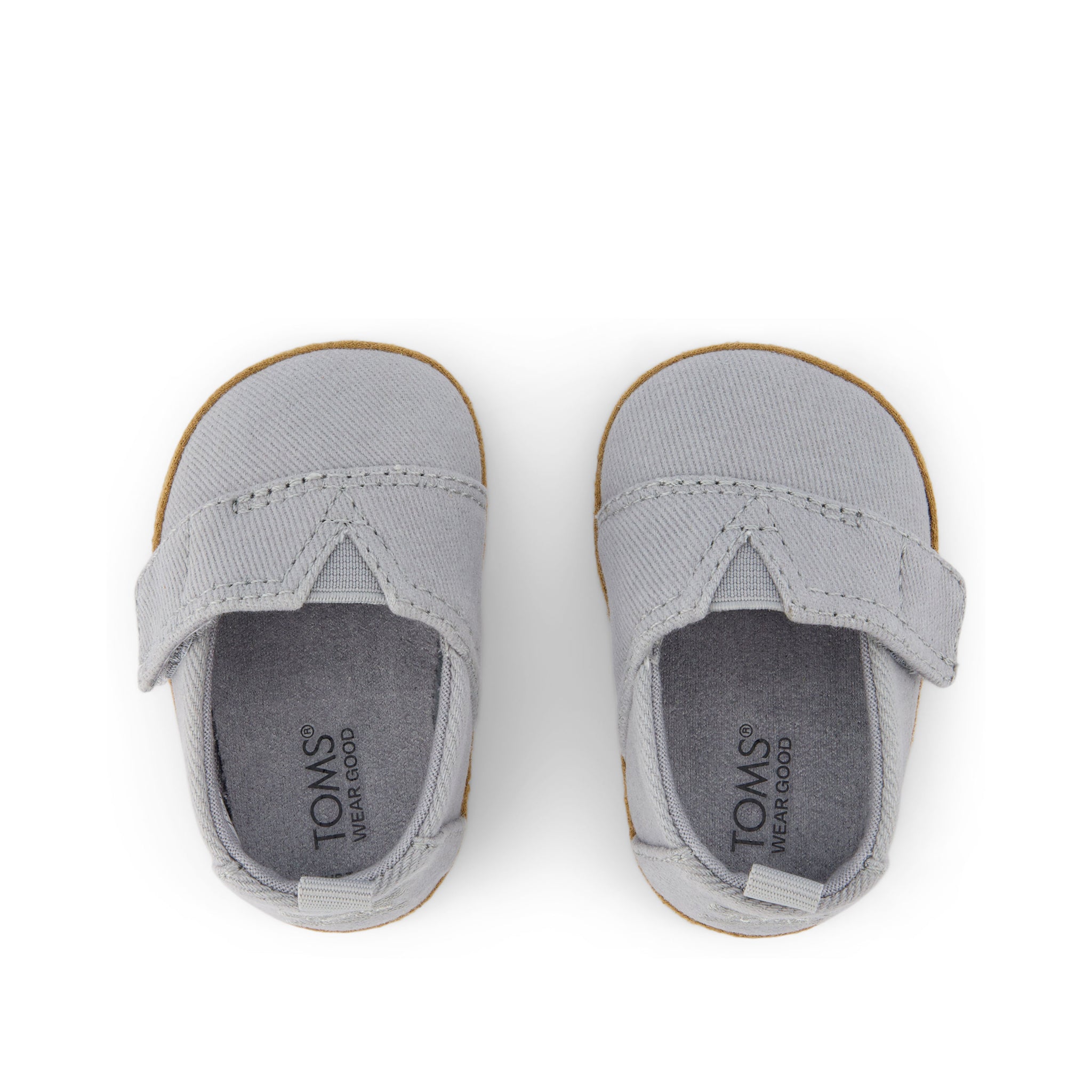 Layette Alpargata Ultimate Grey Vintage Twill Toddler Crib Shoe - Image 6
