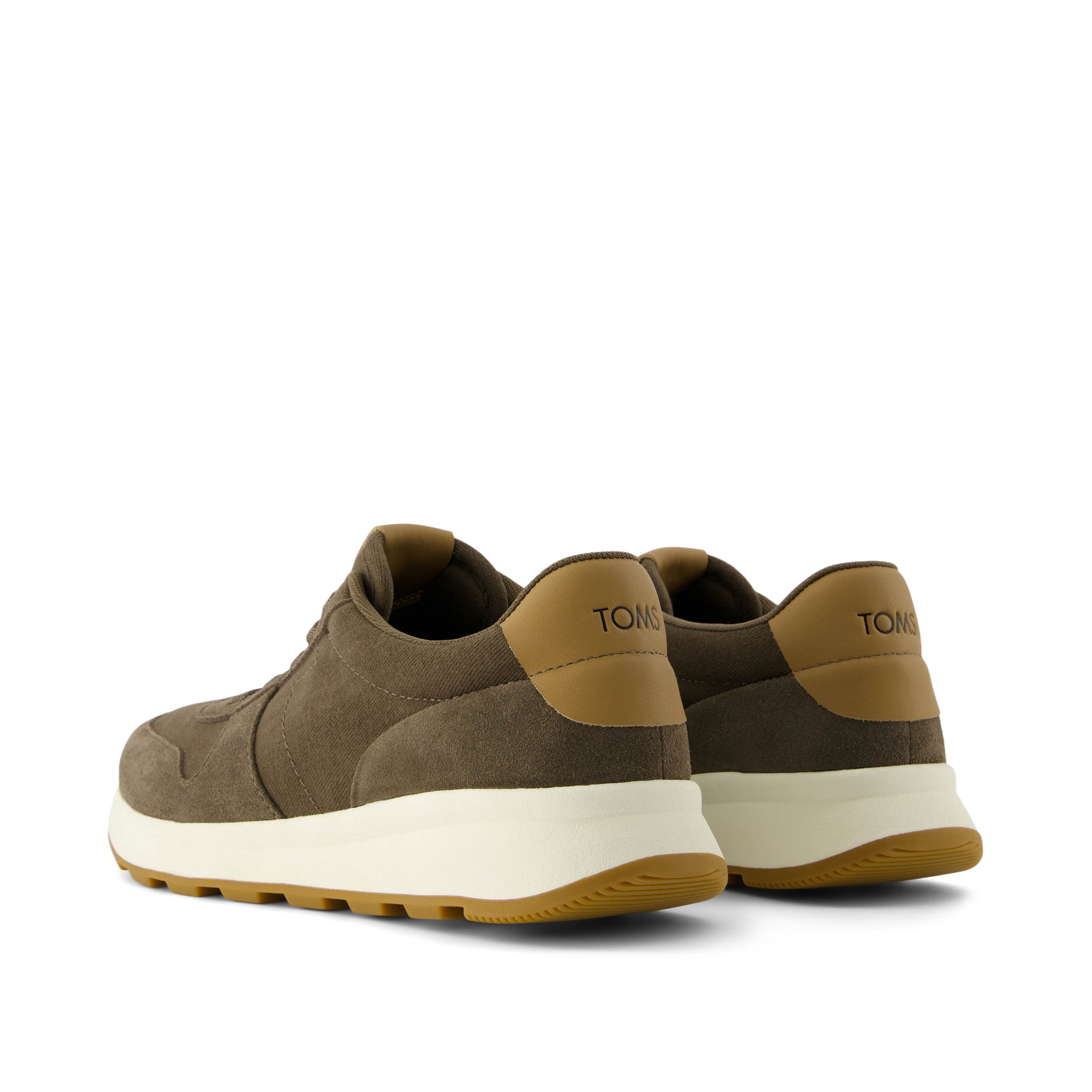 TRVL Lite Retro Runner Olive Water Repellent Sneaker - Image 3