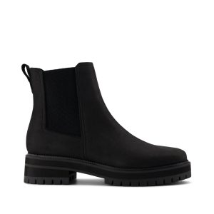 Bennet All Black Water Resistant Leather Boot