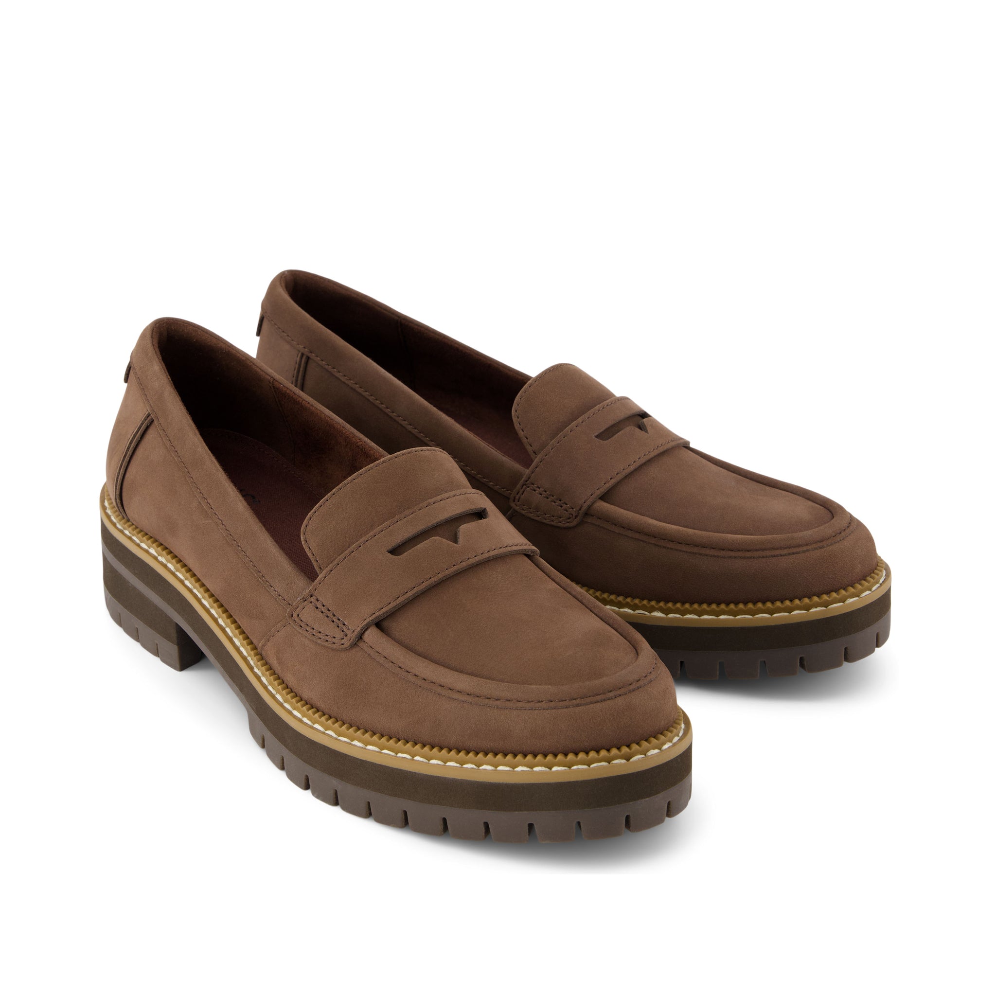 Cara Dark Brown Leather Loafer - Image 4