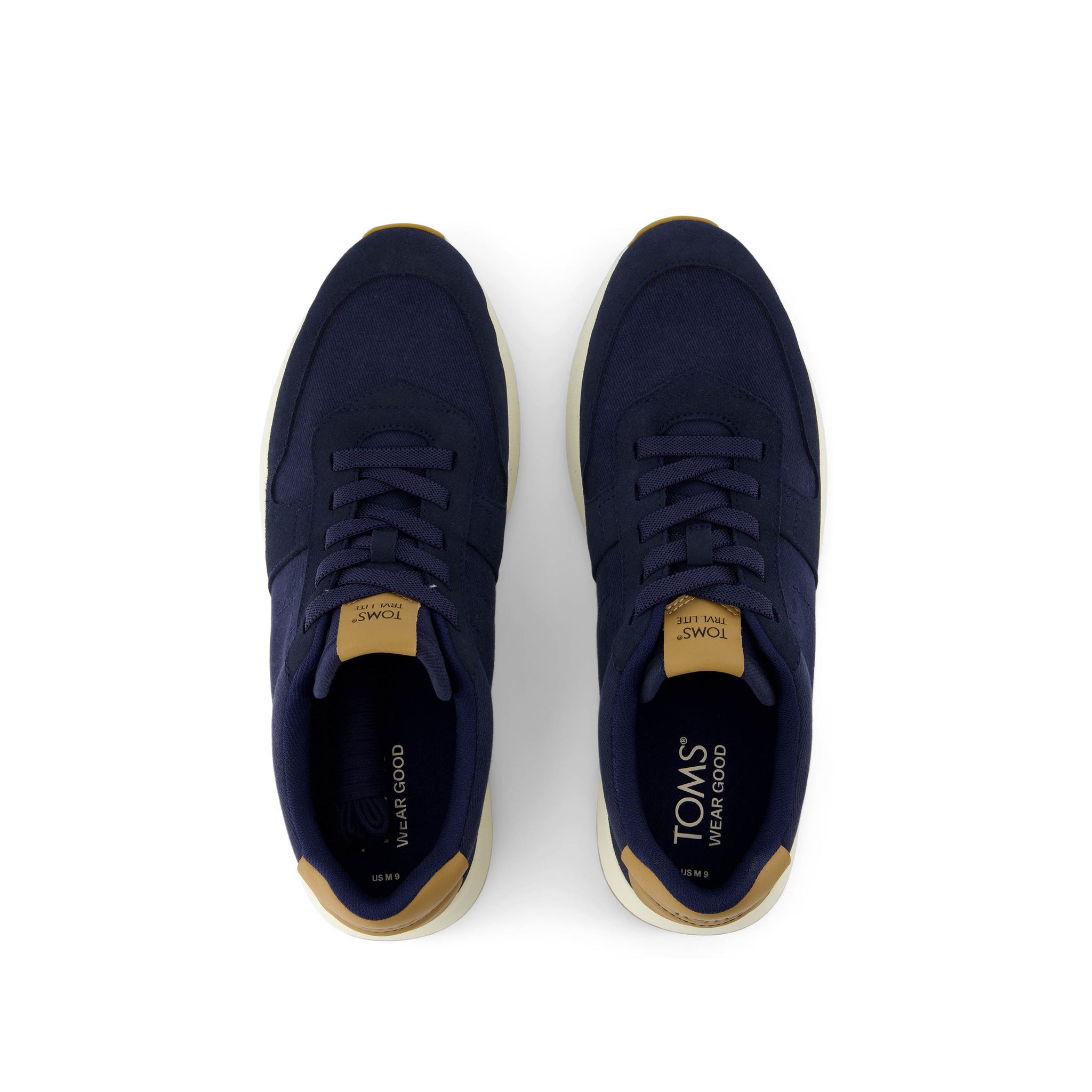 TRVL Lite Retro Runner Navy Water Repellent Sneaker - Image 6