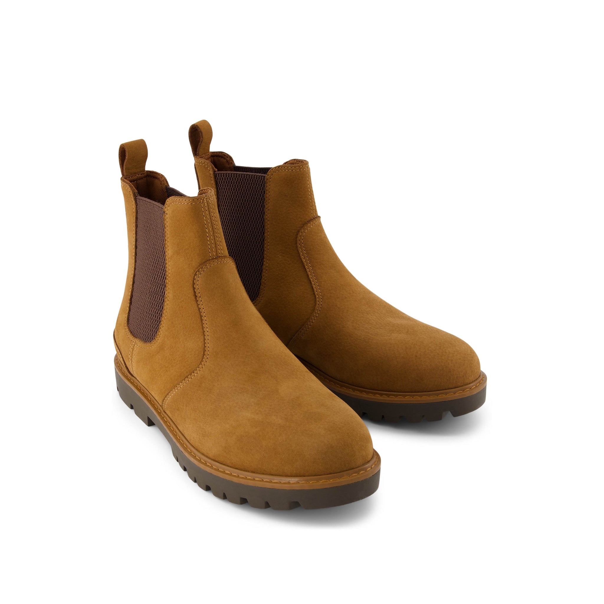 Griffin Brown Water Resistant Leather Boot - Image 3