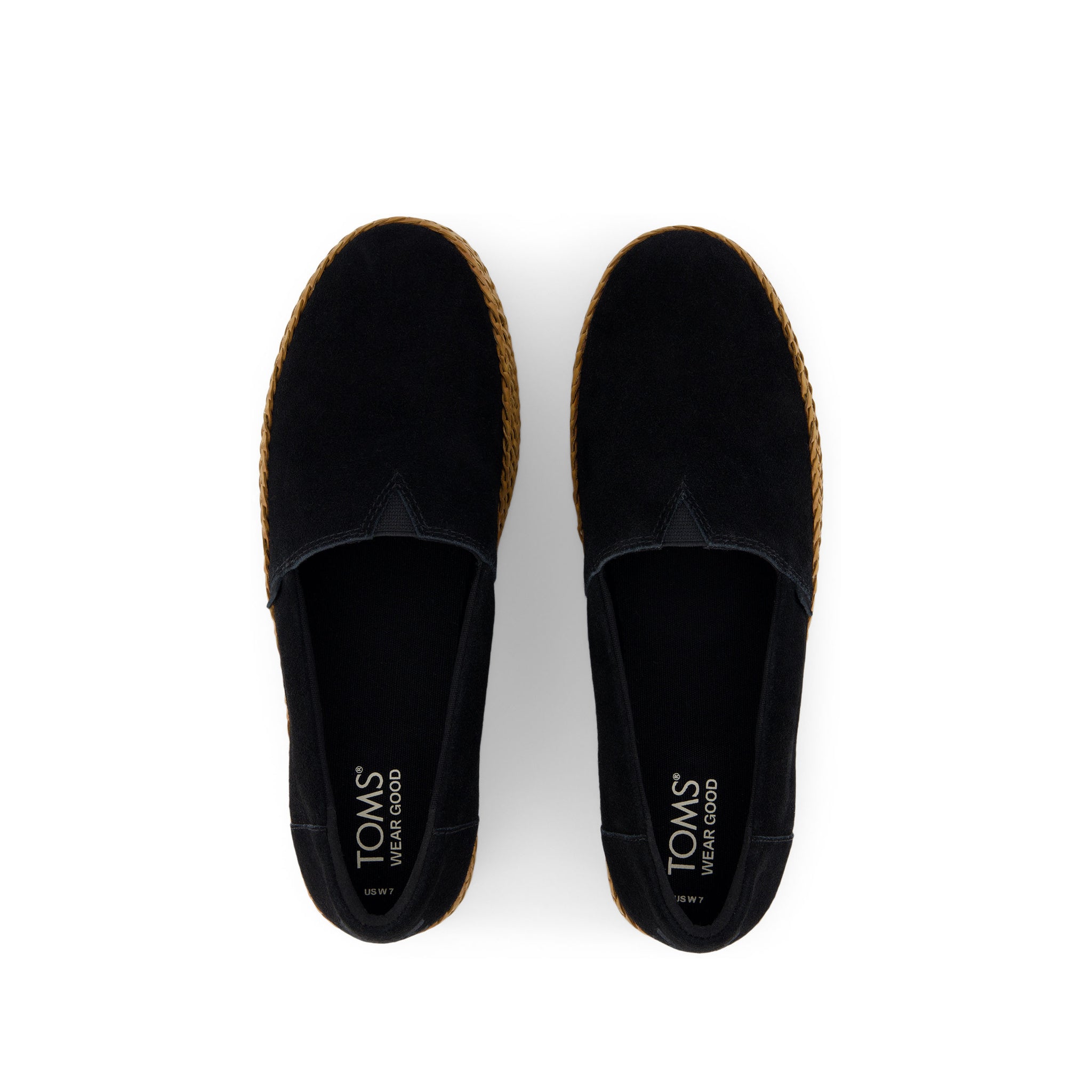 Valencia Black Suede Espadrille Platform Espadrille - Image 6