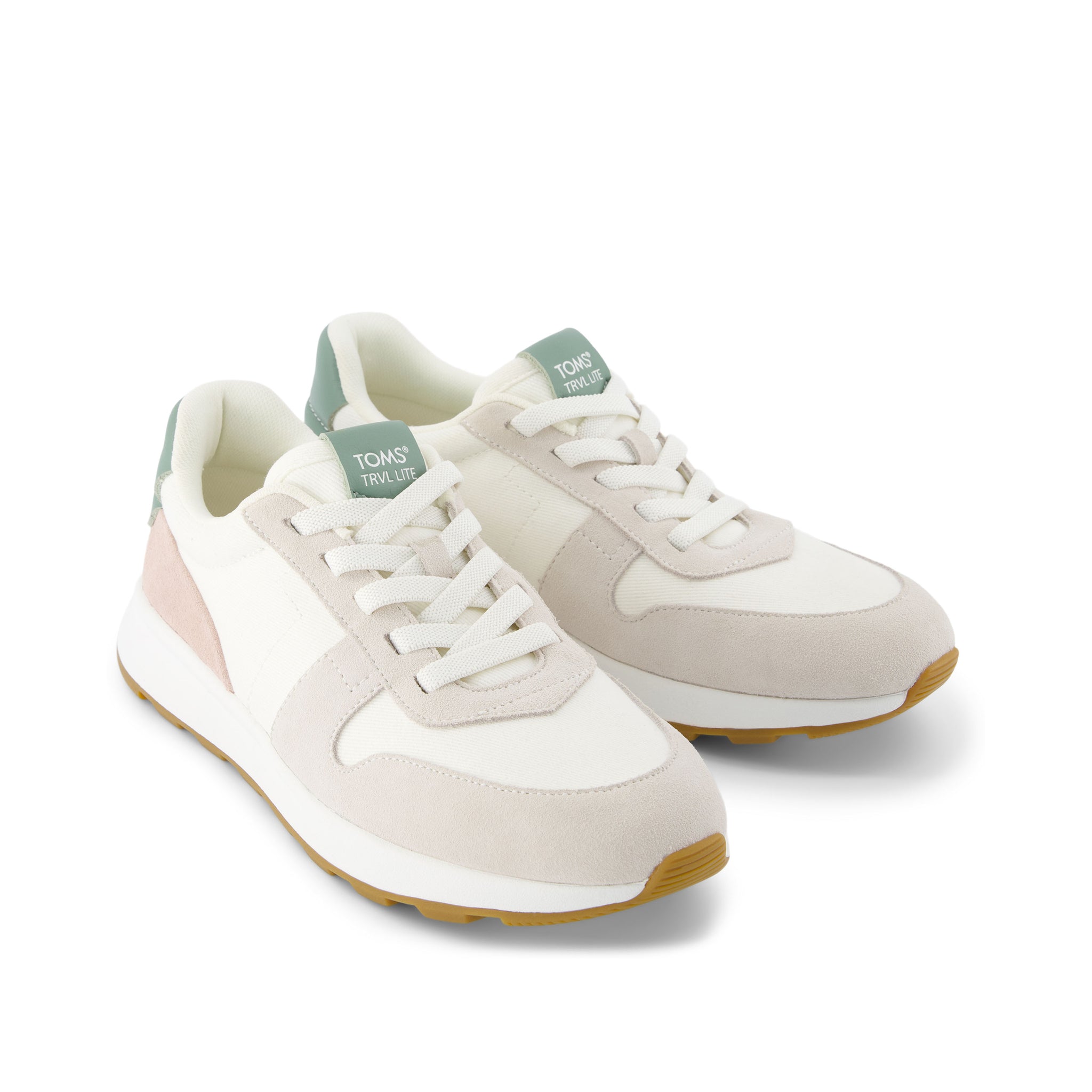 TRVL LITE Retro Runner Natural Vintage Twill Water Repellant Sneaker - Image 4
