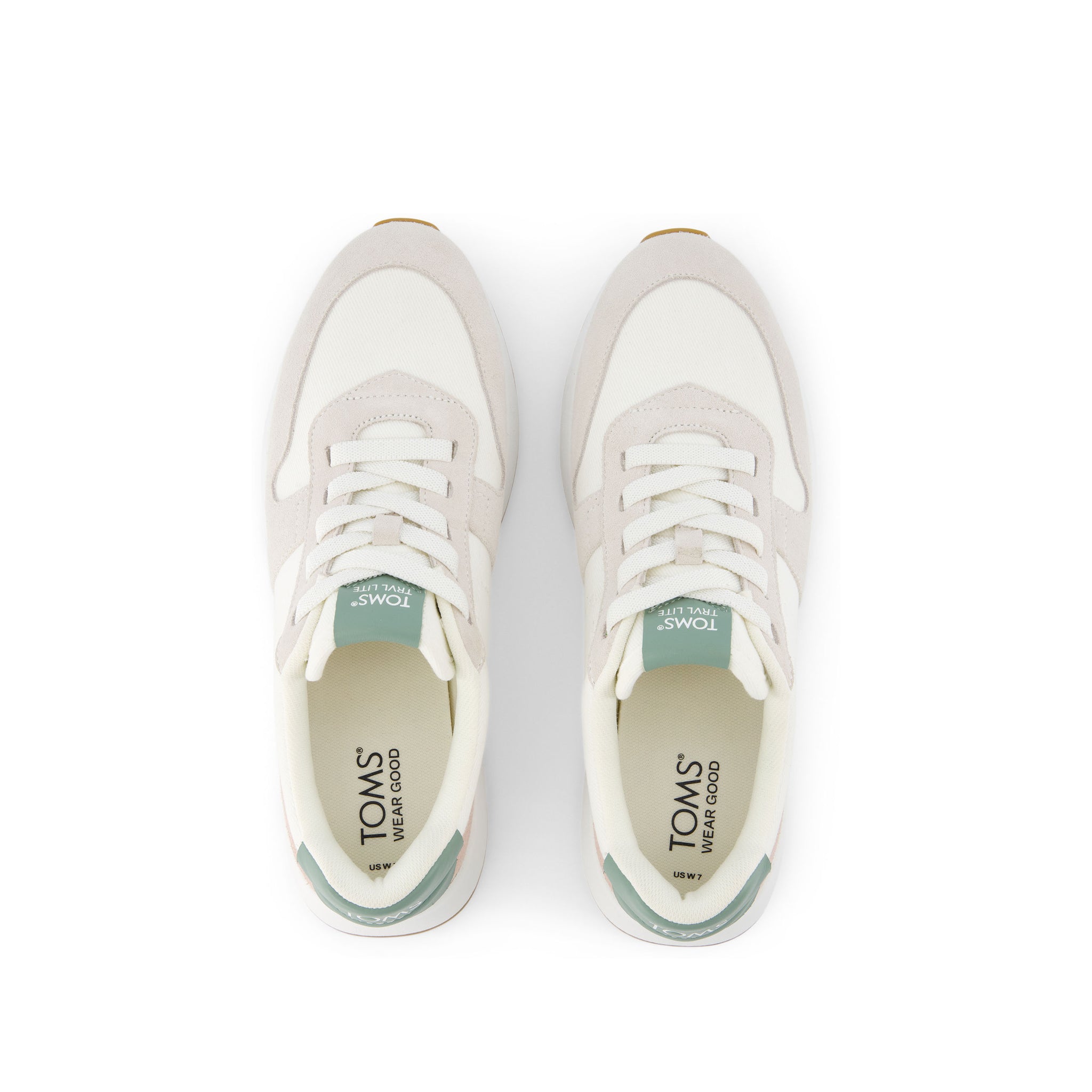 TRVL LITE Retro Runner Natural Vintage Twill Water Repellant Sneaker - Image 7