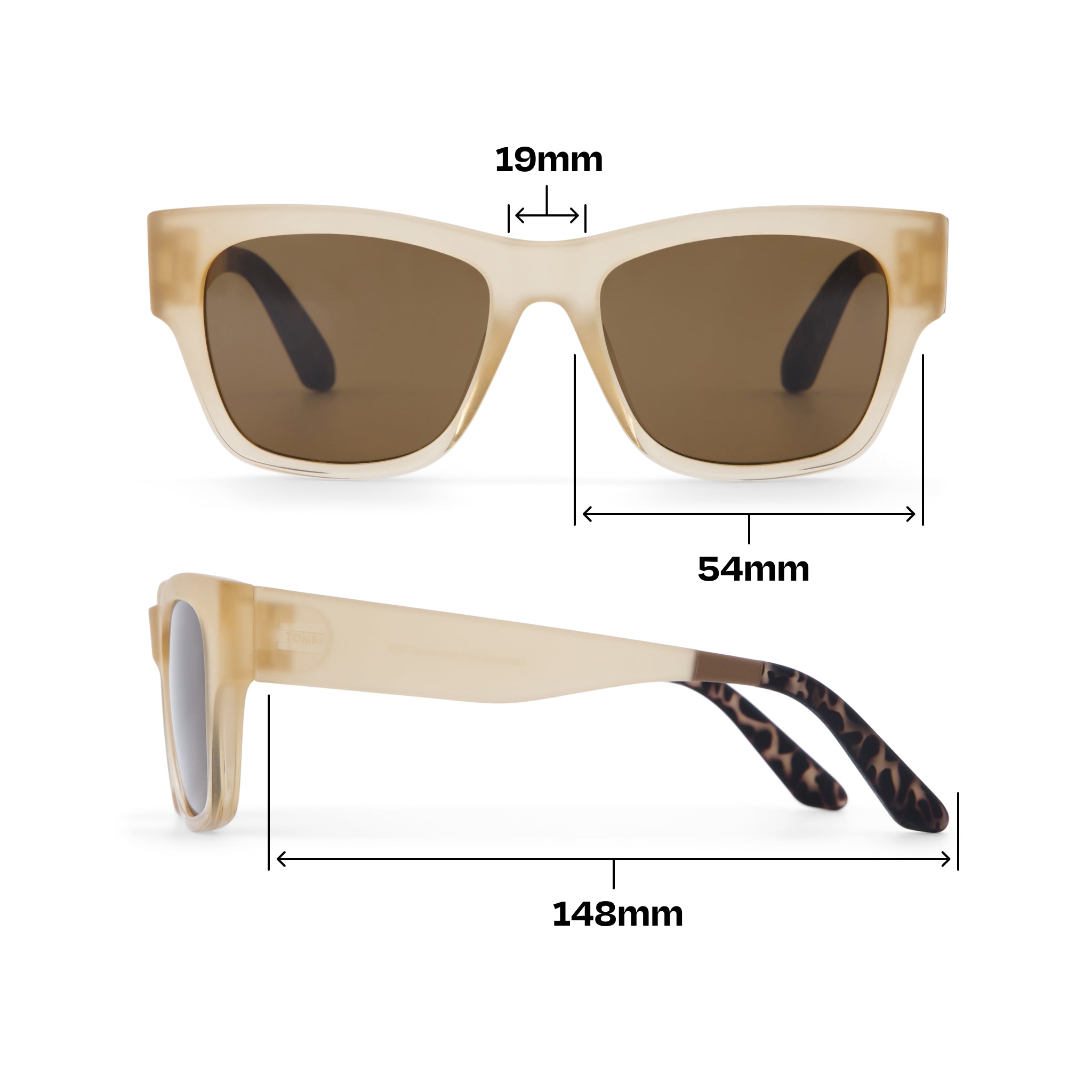 Devon Oatmilk Traveler Sunglasses - Image 6