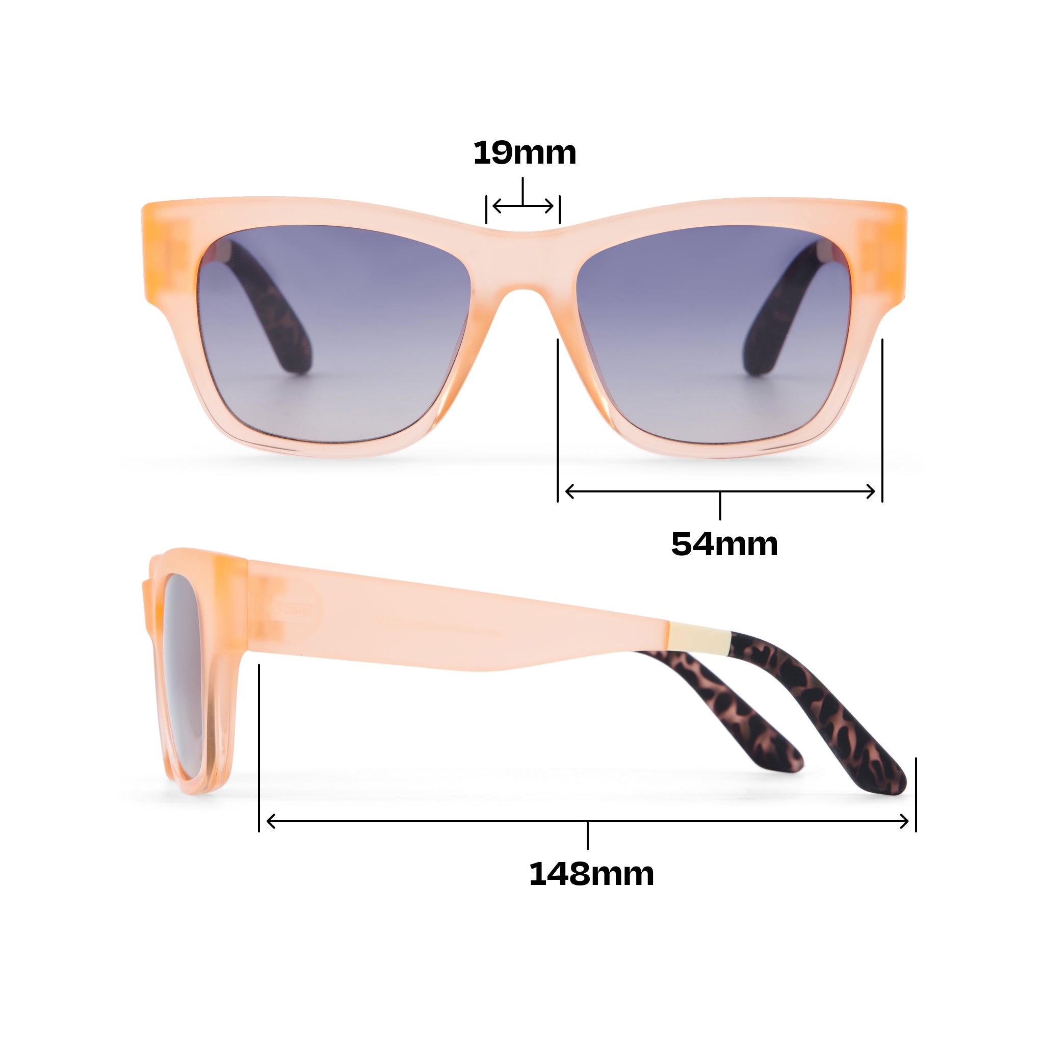 Devon Peach Traveler Sunglasses - Image 5