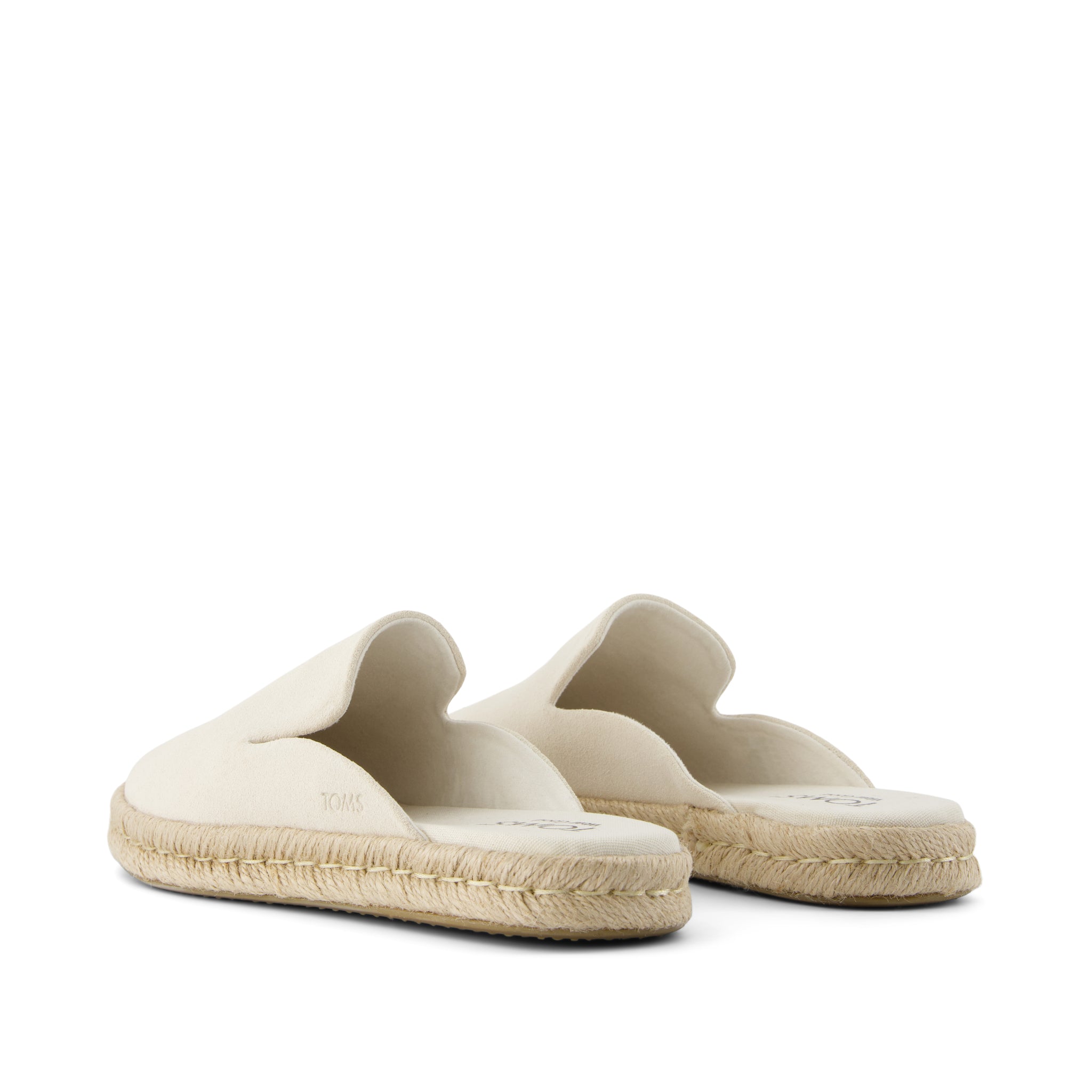 Santiago Mule Espadrille Light Sand Suede - Image 3