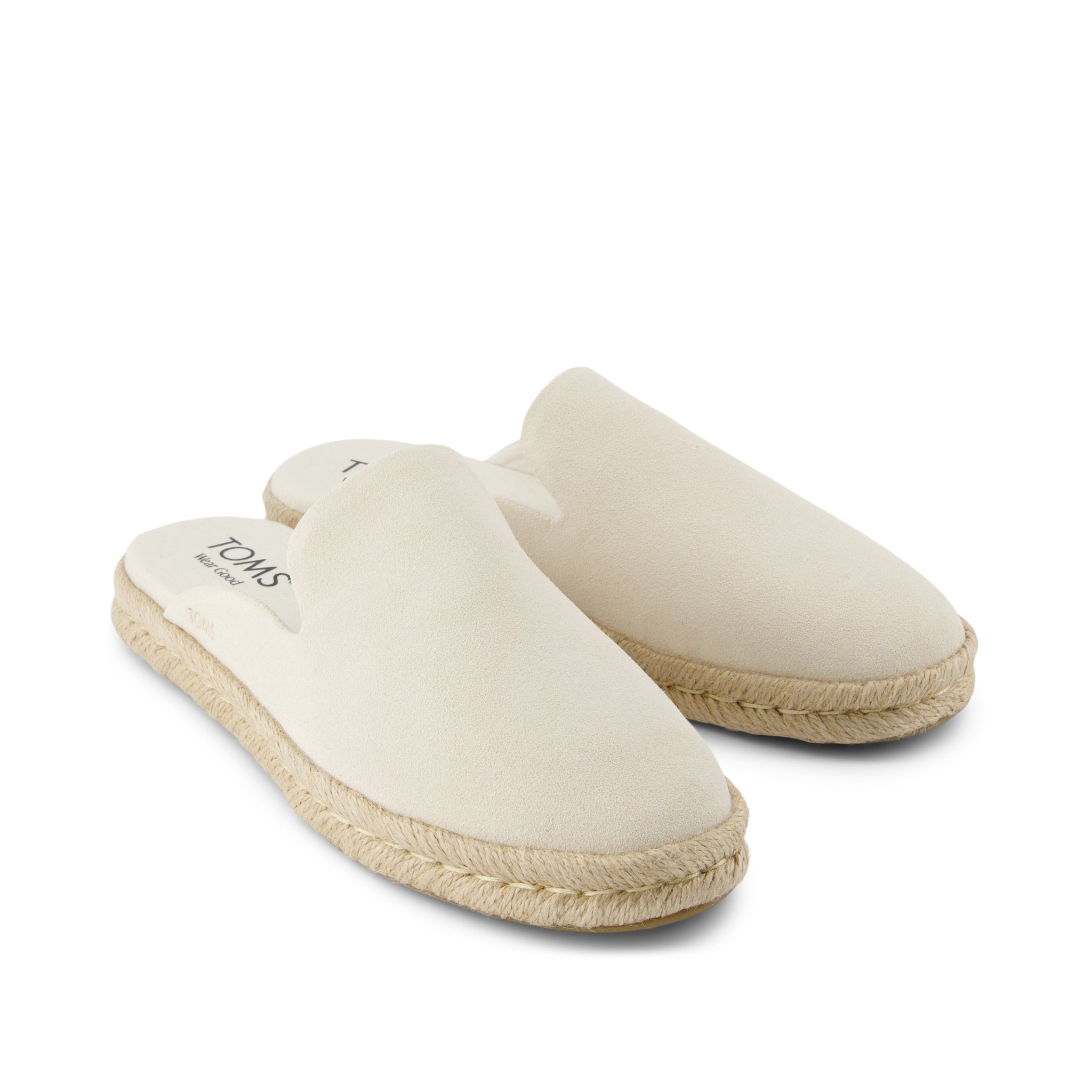 Santiago Mule Espadrille Light Sand Suede - Image 2