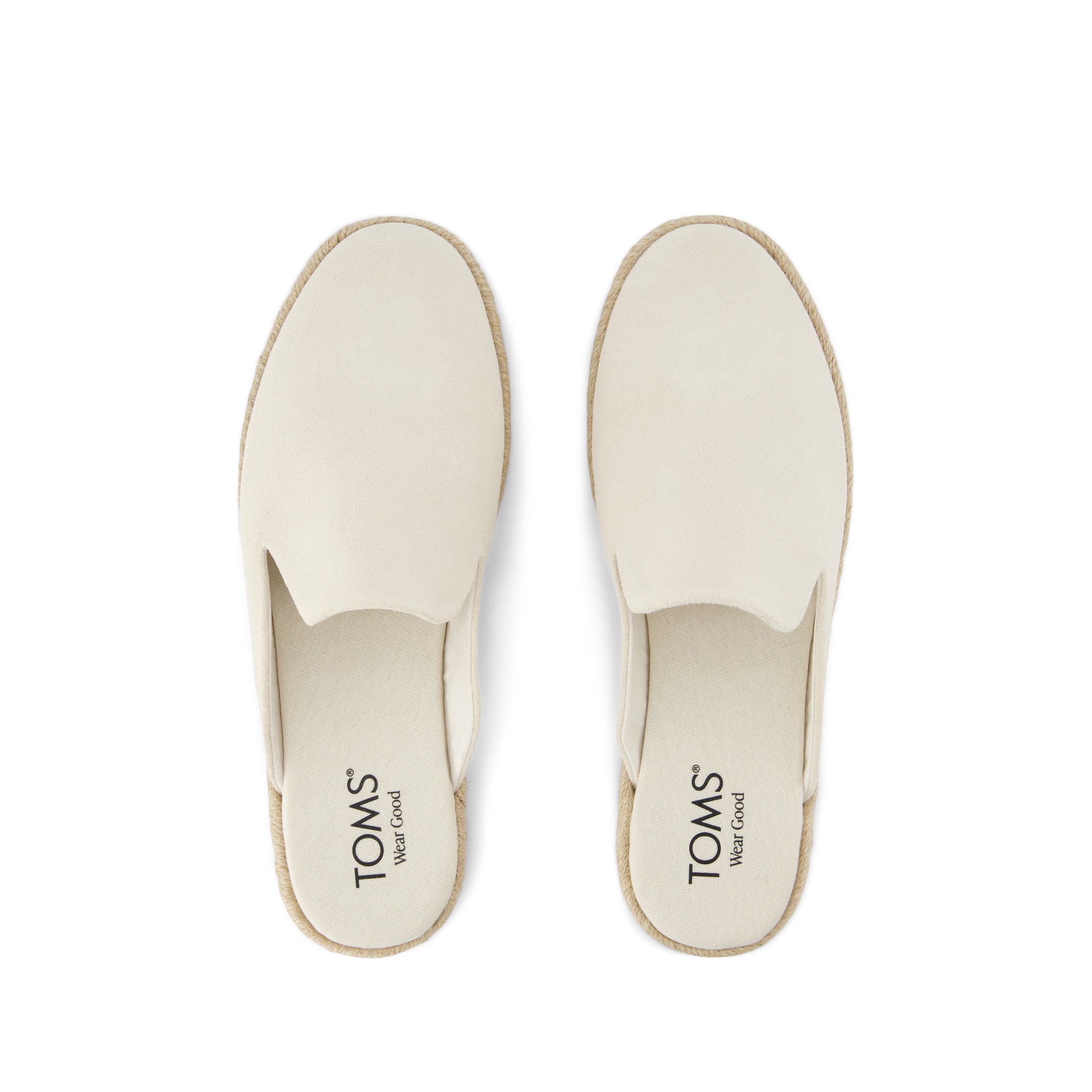 Santiago Mule Espadrille Light Sand Suede - Image 5