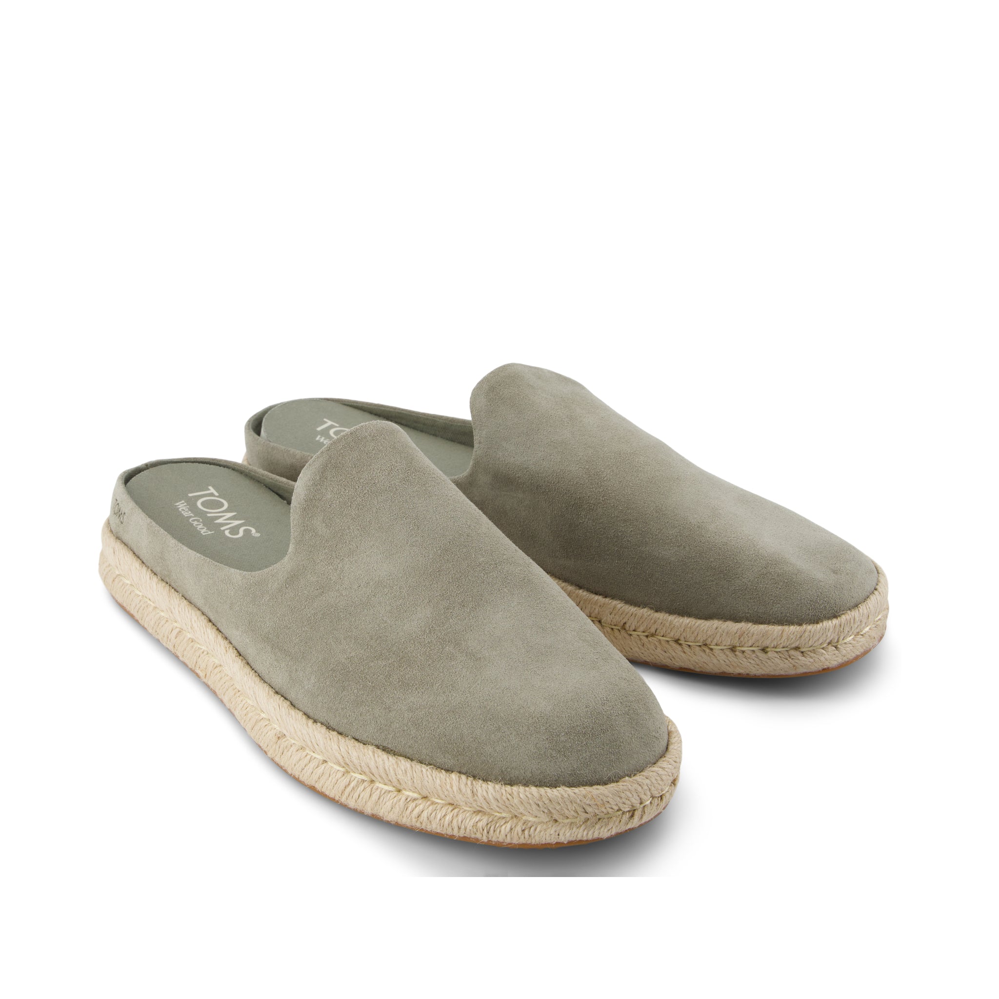 Santiago Mule Vetiver Grey Suede - Image 3