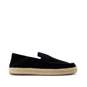 Alonso Rope Loafer Black Suede
